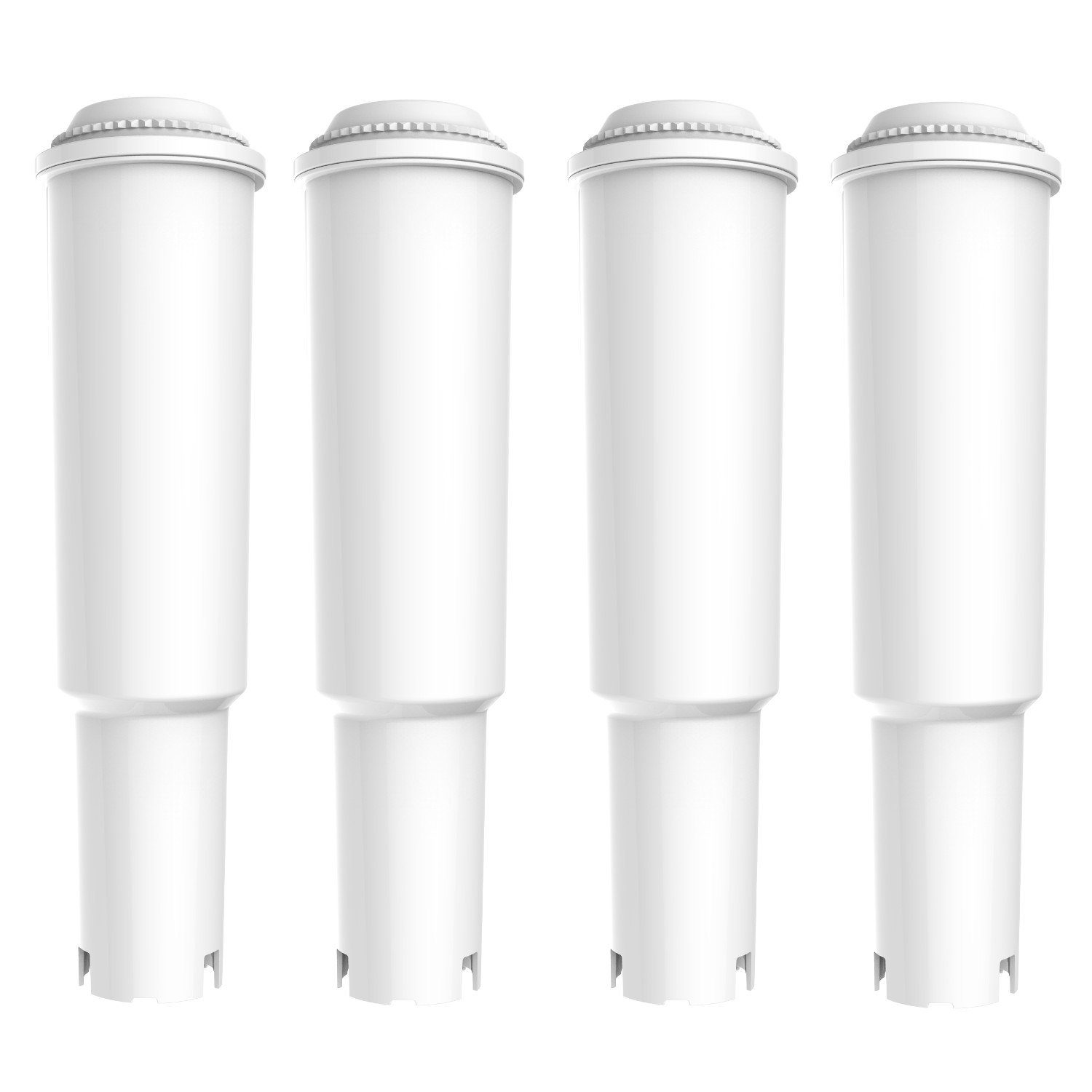 Comedes Фільтри для води 4er Set einsetzbar statt Jura Claris White, Zubehör für einsetzbar statt Jura Claris White 68739, Jura Claris White 60209, Jura Claris White 62911, passend für Jura Impressa Serien E, J, S, X, X, Z