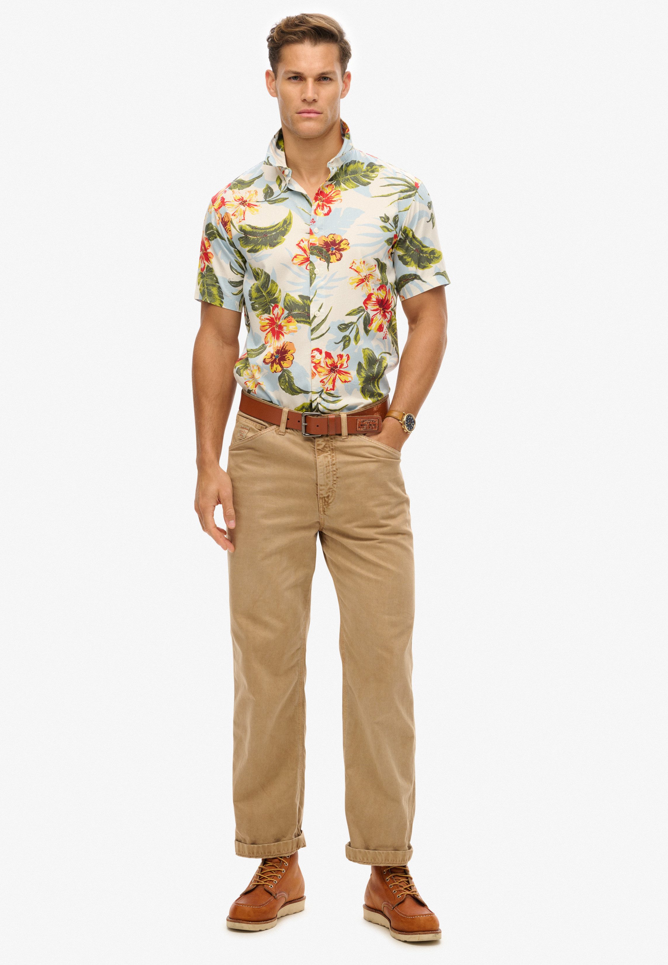 Superdry Kurzarmhemd HAWAIIAN PRINT SHIRT