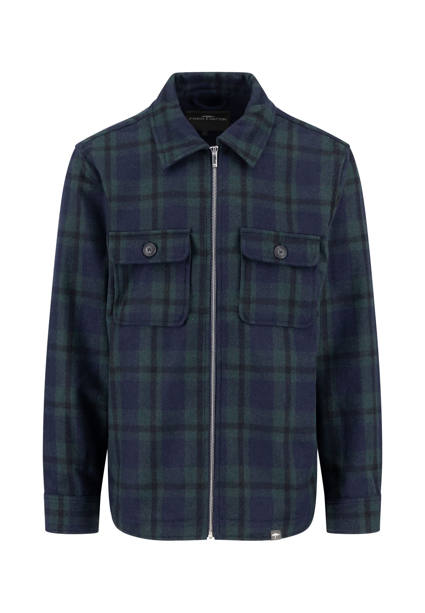 FYNCH-HATTON Hybridjacke Overshirt Checked günstig online kaufen