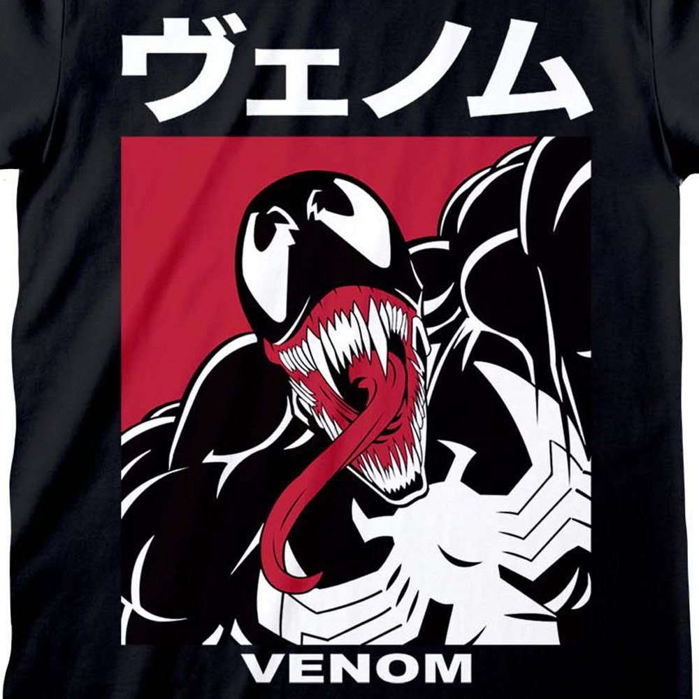Japanese Print-Shirt Venom Comics Spider-Man Inc - Marvel Heroes