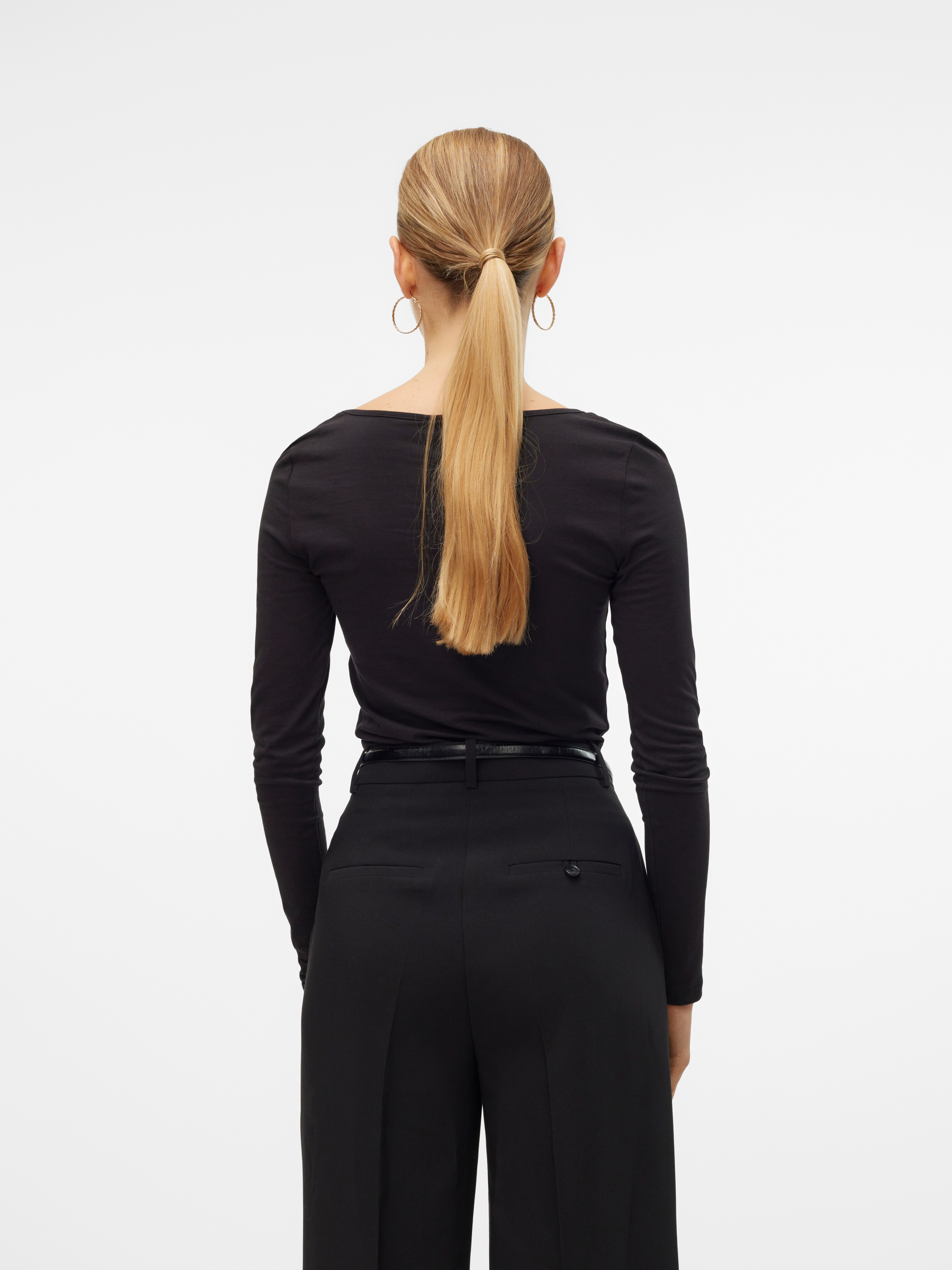 Vero Moda Langarmshirt VMMAXI aus Bio-Baumwolle – Bild 4 von 5