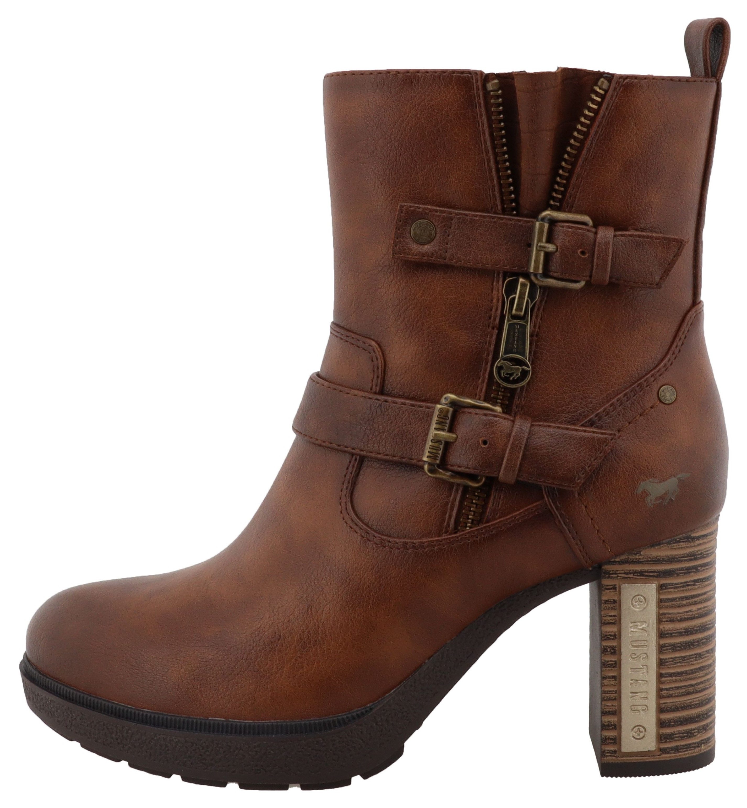 Mustang Shoes Nana Winterstiefelette Boots, Winterstiefelette mit Reißverschluss