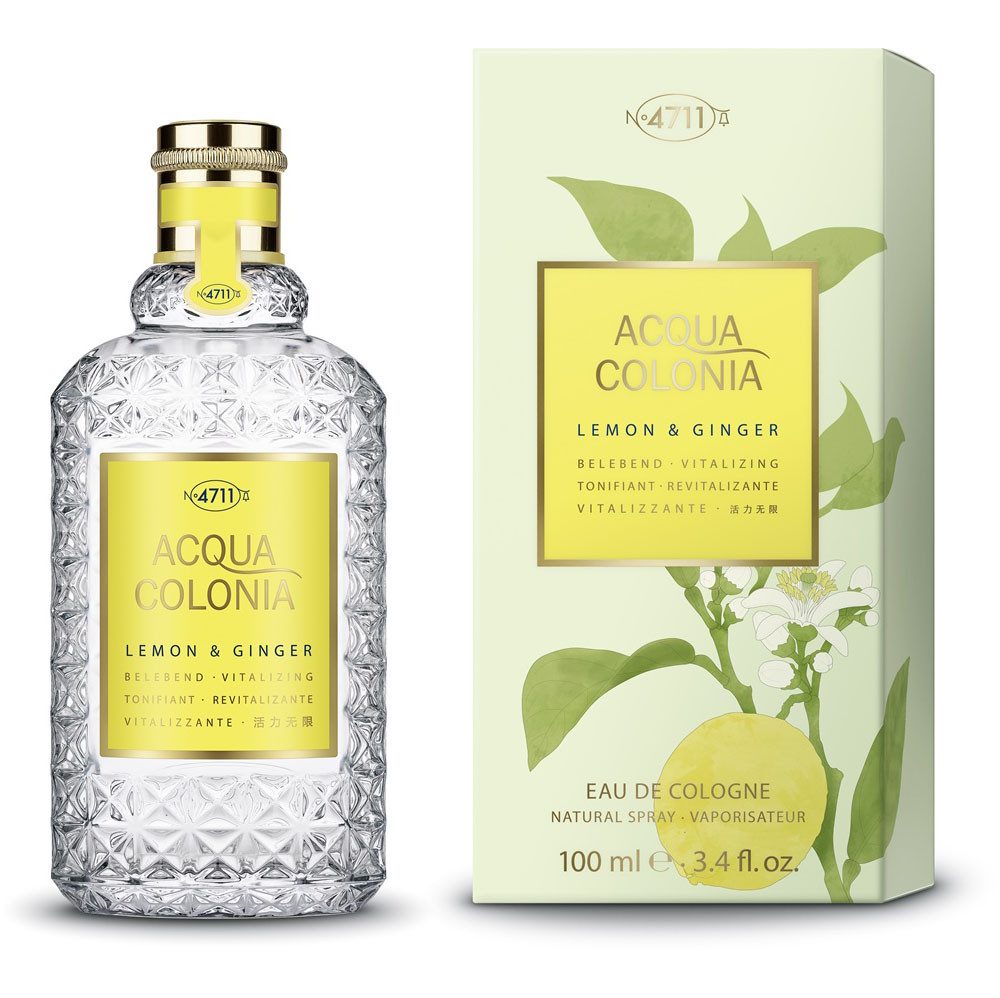 4711 Eau de Cologne 4711 Acqua Colonia LEMON & GINGER EAU DE COLOGNE NATURAL SPRAY 100 ML, 1-tlg., mit sommerlicher Duftkomposition