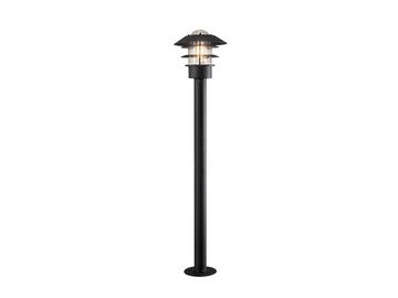 KONSTSMIDE LED Pollerleuchte, LED wechselbar, warmweiß, Wegeleuchte, Garten-wegbeleuchtung beleuchten, Laterne Schwarz H: 98cm