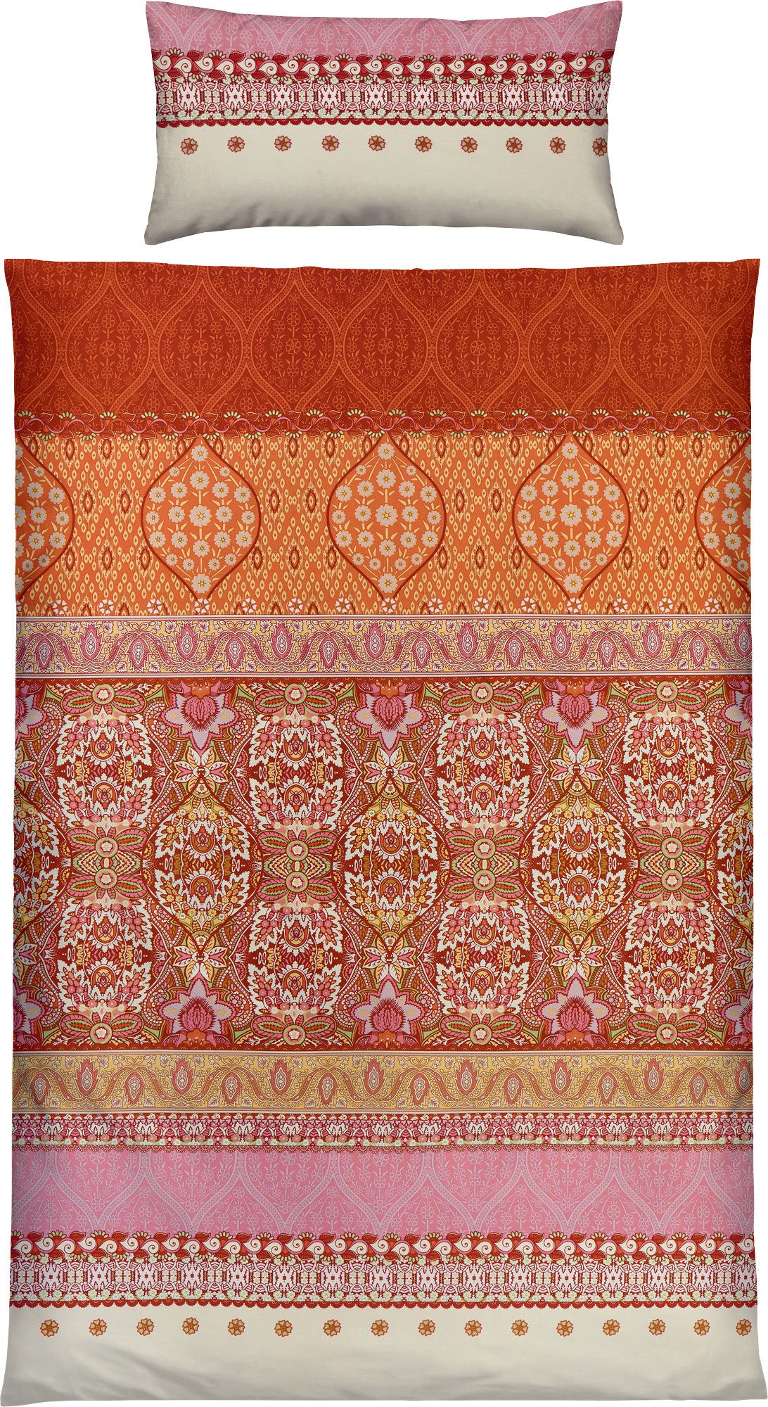 Erwin Müller Bettwäsche Bettwäsche, Mako-Satin, Mako-Satin Paisley/Ornamente