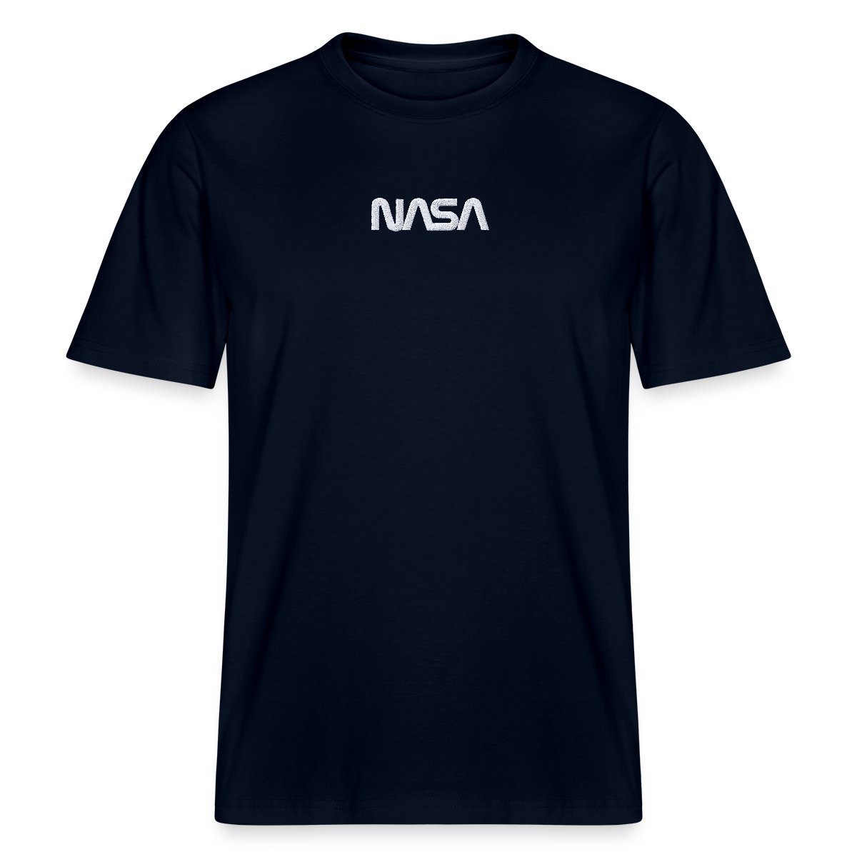 T-Shirt Nasa Logo Weiß Stick Relaxed Fit Unisex T-Shirt