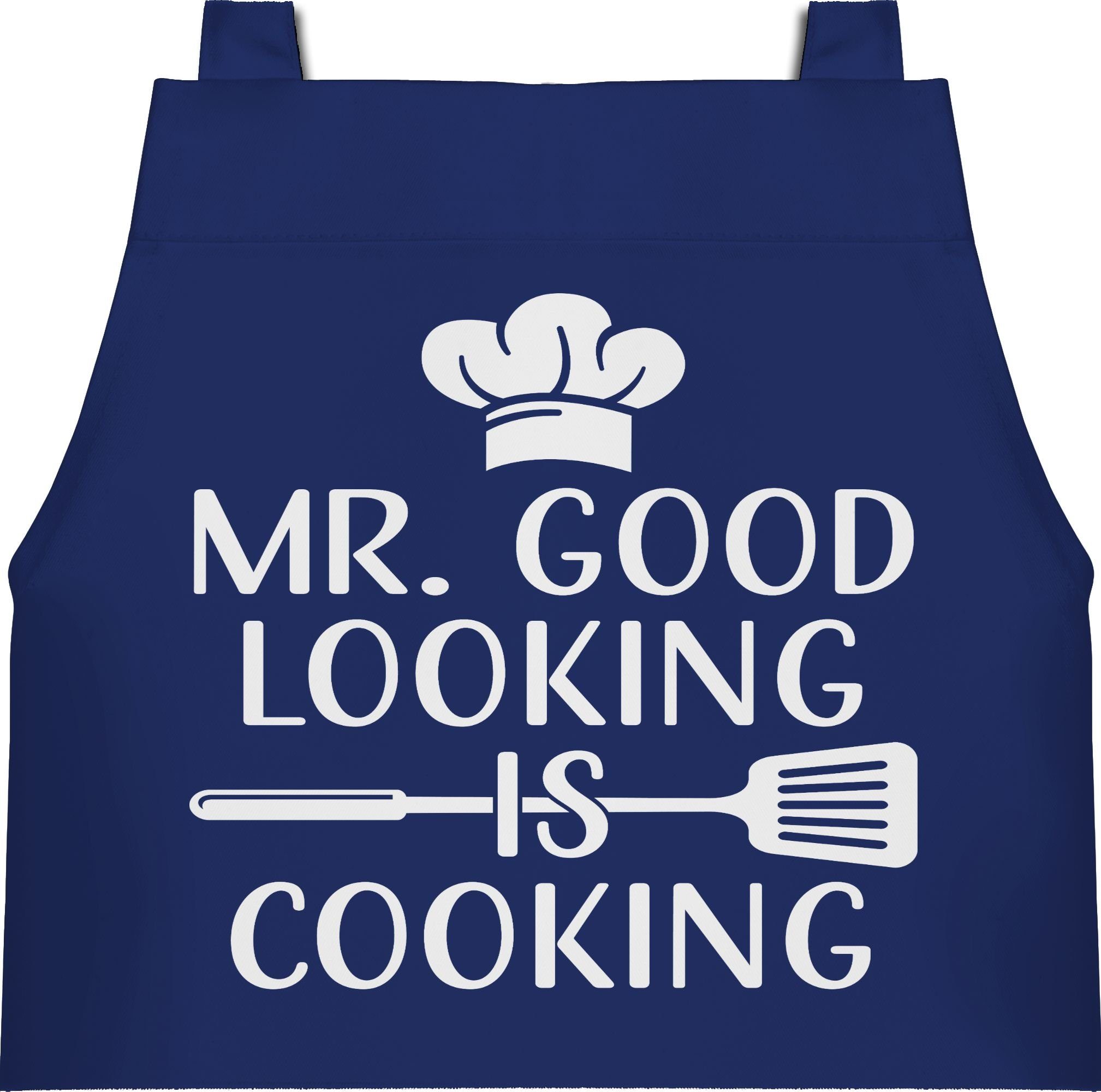 Shirtracer Kochschürze Mr. Good looking is cooking - Männergeschenke Weihna günstig online kaufen