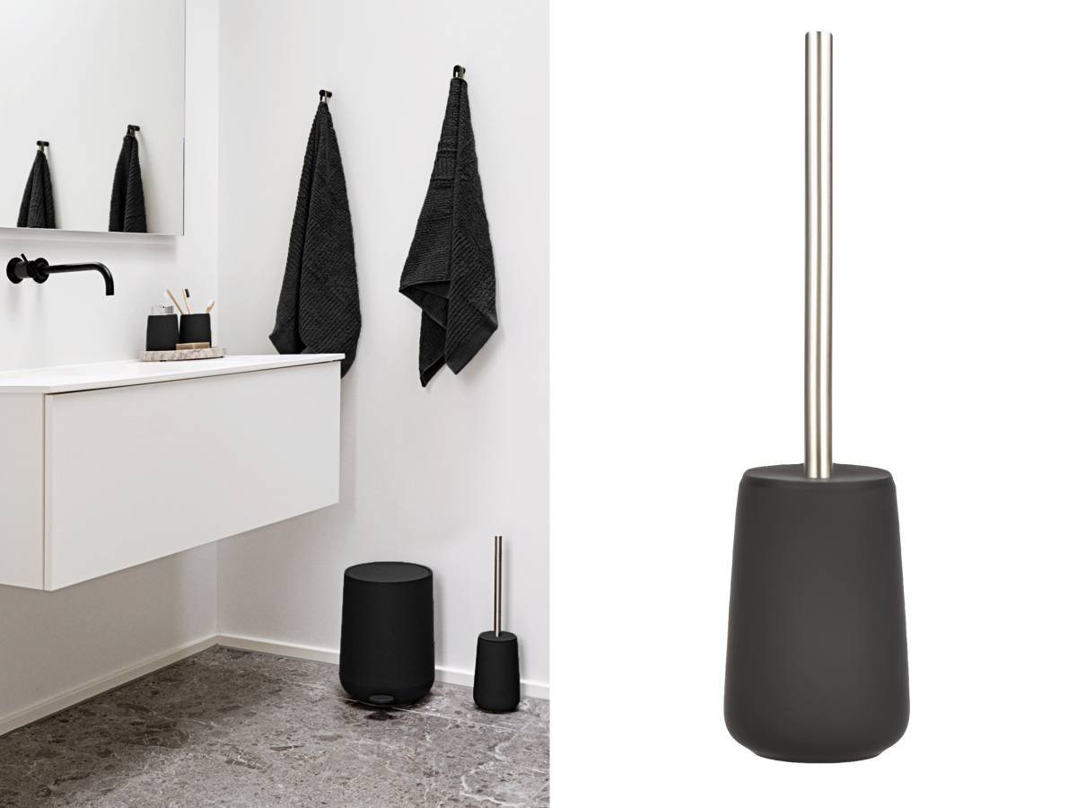 Thumbnail - Zone Denmark WC-Reinigungsbürste "Nova" Toilettenbürste mit Behälter matt aus Keramik, Badezimmer, (Set), Toilettenbürst...