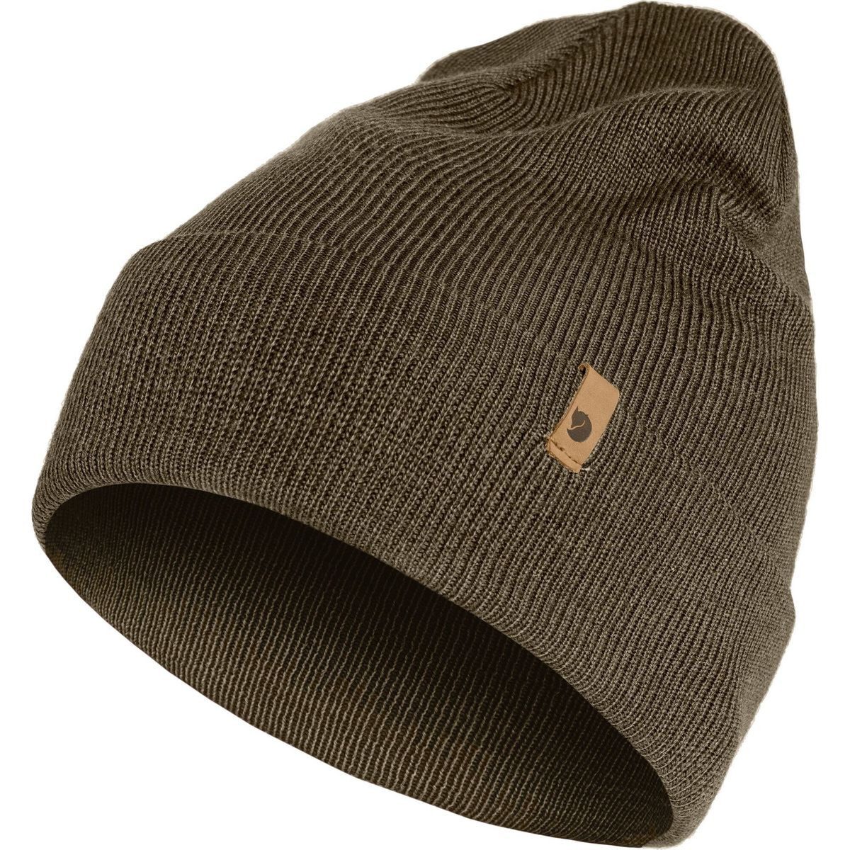 Fjällräven Beanie Classic Knit Hat Weiche Merinowollmütze mit zweilagigem Strick