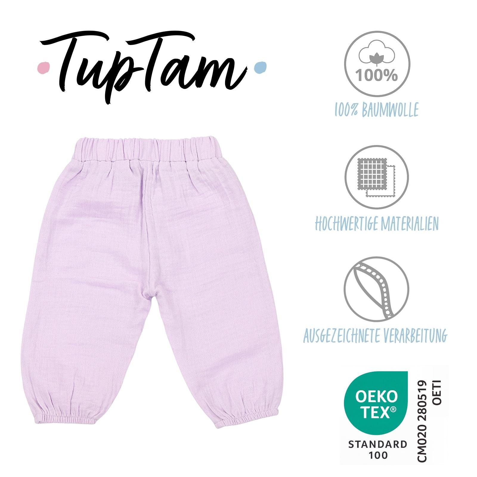 TupTam Sweathose TupTam Baby Unisex Musselin- Pumphose 3er Pack