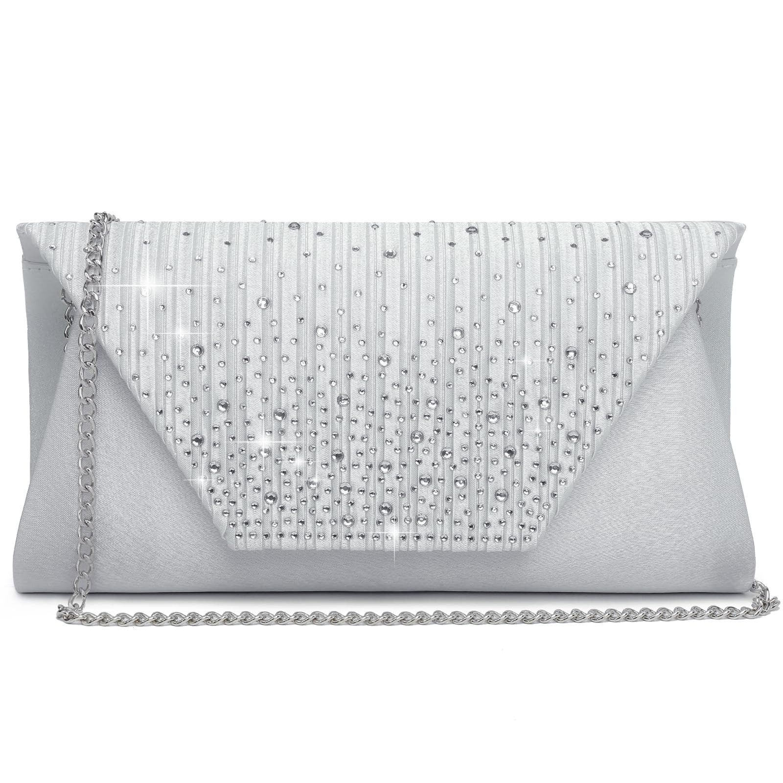 Clutch Glänzende Pailletten Abendtaschen,Envelope Handtasche