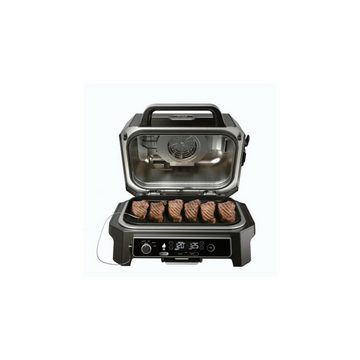 NINJA Elektrogrill Woodfire Pro XL Elektrischer Outdoor Grill & Smoker mit Smart Cook, 1700,00 W, Kontaktgrill, Smart Cook System