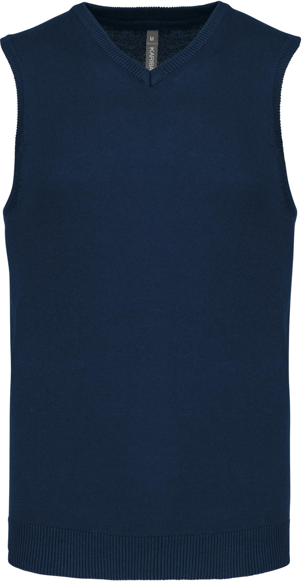 Kariban Sweatweste Herren pullunder v-ausschnitt