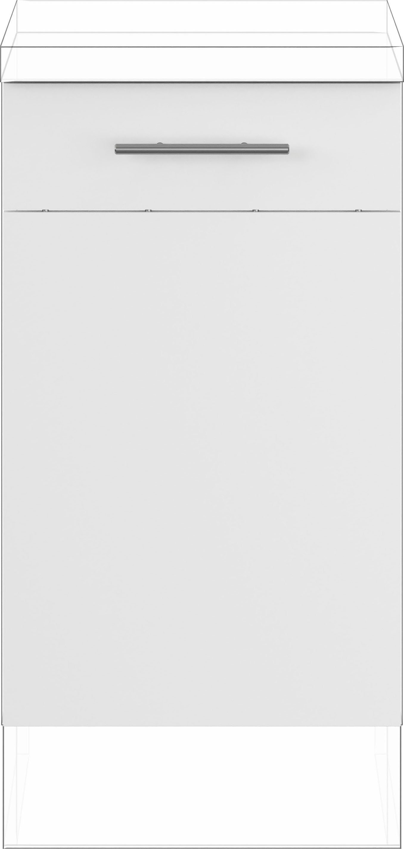 IMPULS KÜCHEN Türfront "Prag und Valencia", Breite/Höhe: 45/71,7 cm, für einen vollintegrierten Geschirrspüler, mit verstifteter Front