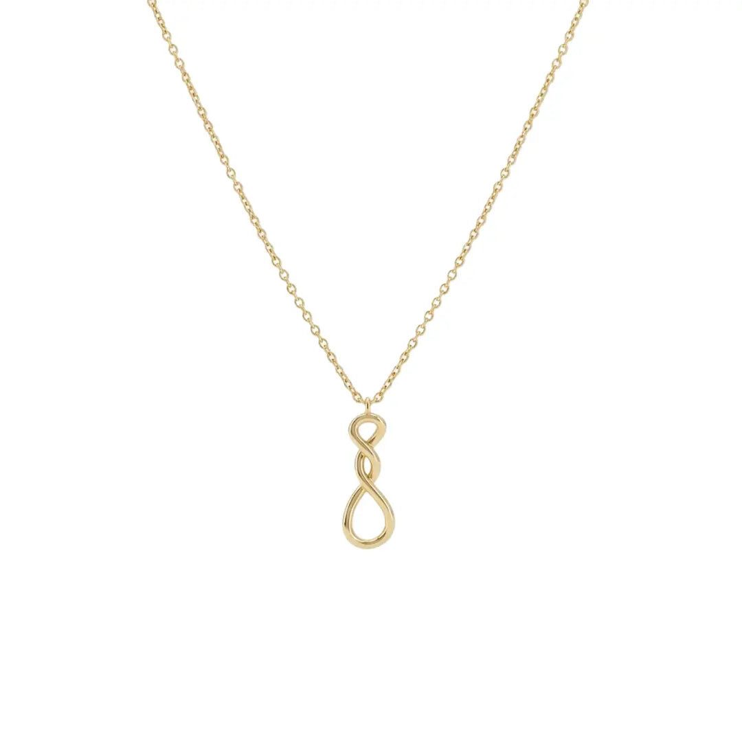 Kette mit Anhänger Suzan Gold® 925 Sterling Silber Halskette Damen Unendlich Anhänger