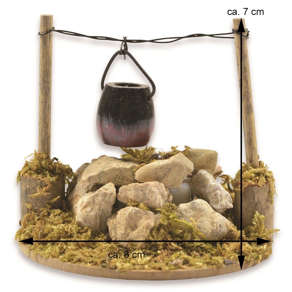 RIFFELMACHER & WEINBERGER Krippen-Zubehör Feuerstelle mit Kessel und LED-Be günstig online kaufen