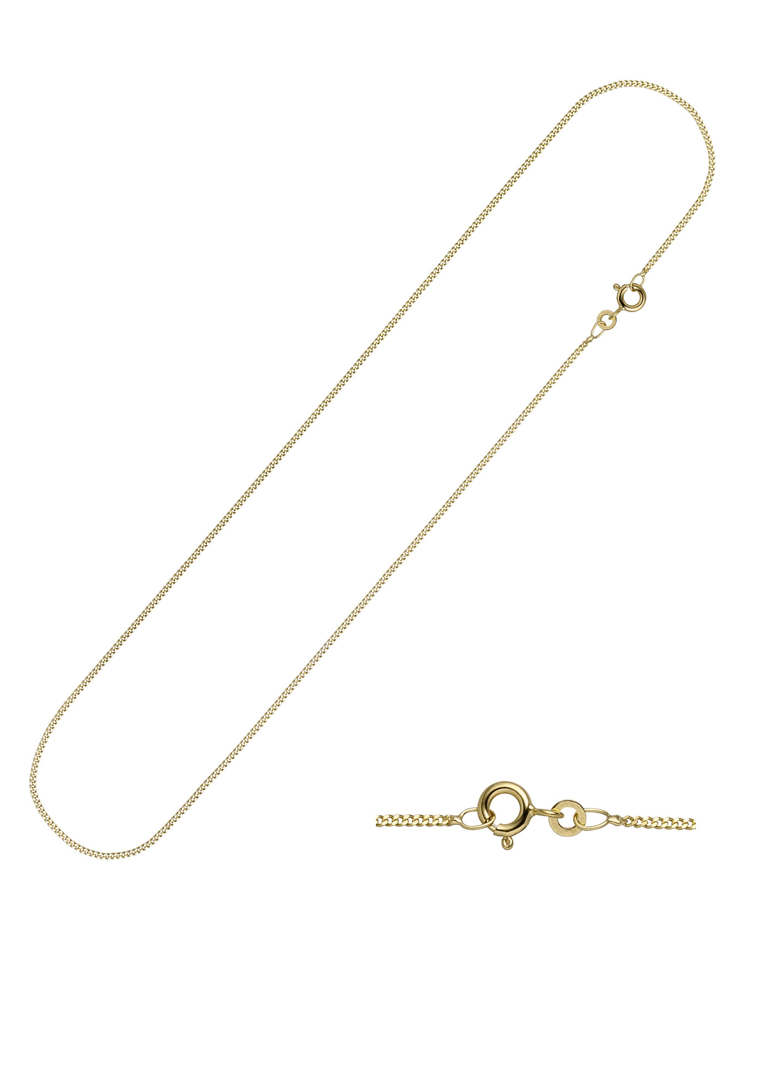 JOBO Goldkette Panzer-Kette, 585 Gold 45...