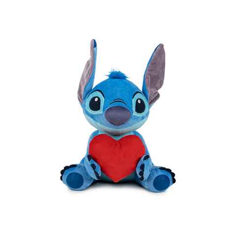 Play by Play Plüschfigur Stitch mit Herz Sitting 30cm W/SOUND Plüschfigur mit Sound