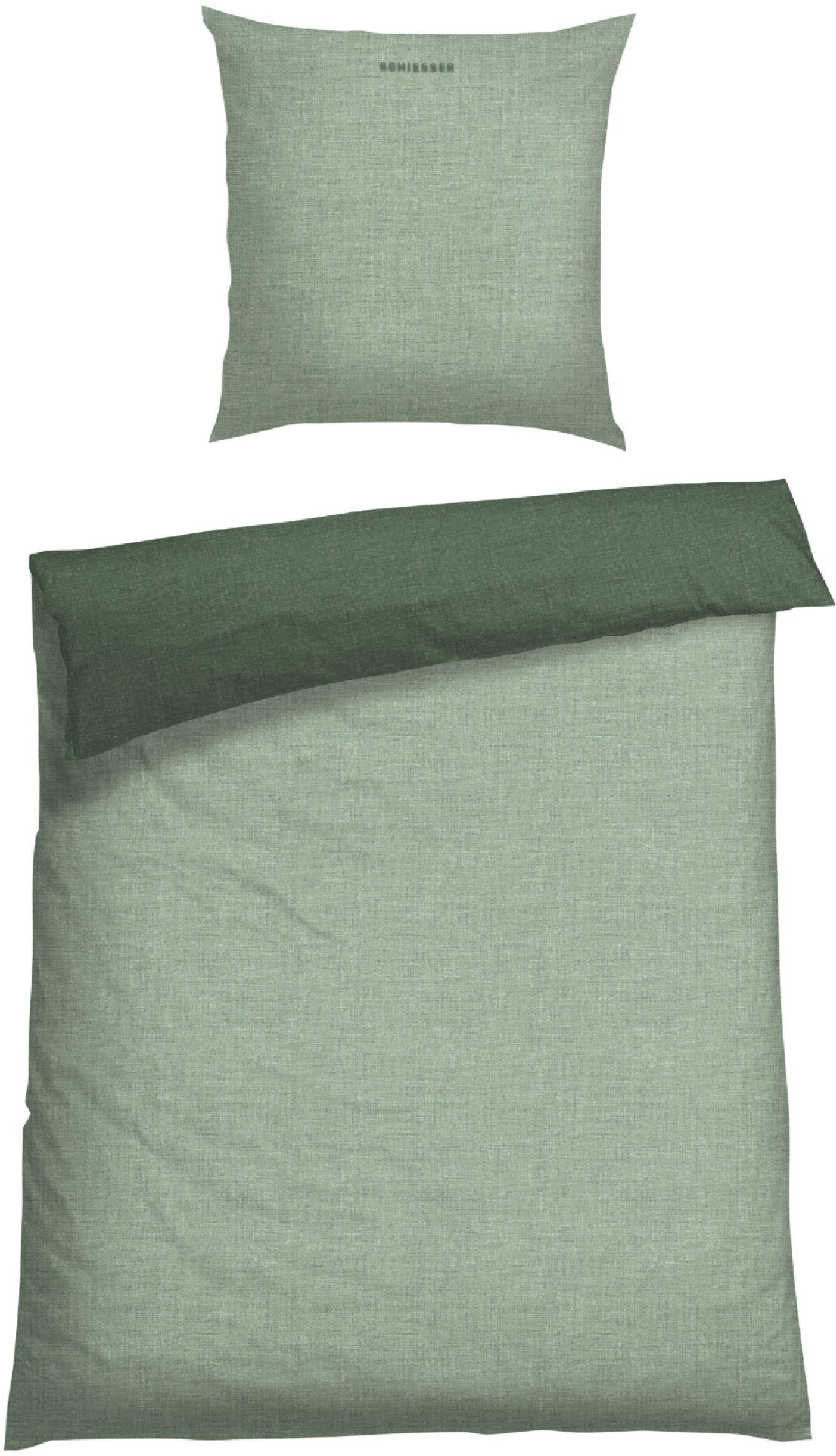 Schiesser Wendebettwäsche Doubleface aus weicher Baumwolle günstig online kaufen