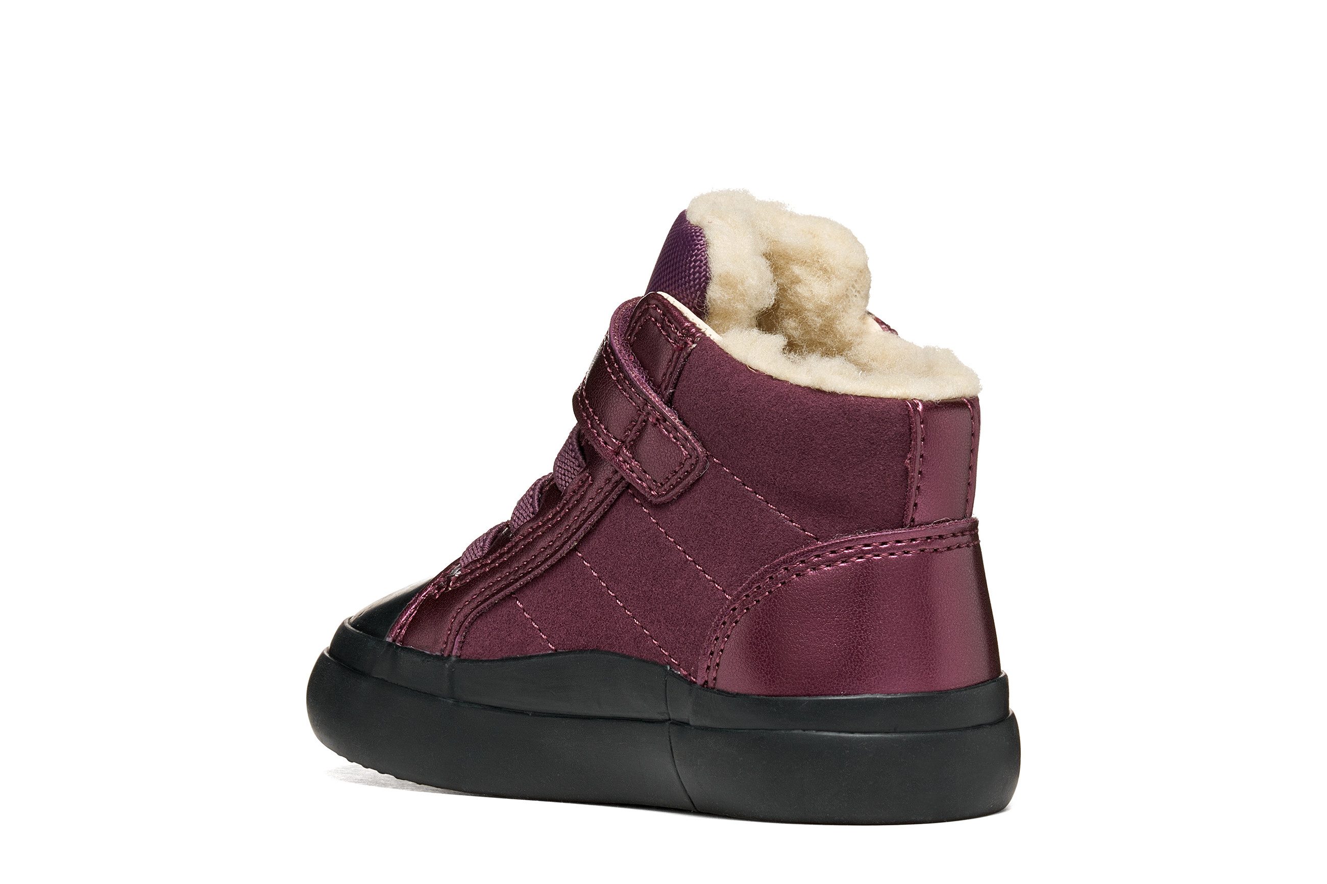 Geox B GISLI GIRL Lauflernschuh Winterboots mit Klettriemchen mit Größenschablone zum Download – Bild 2 von 5