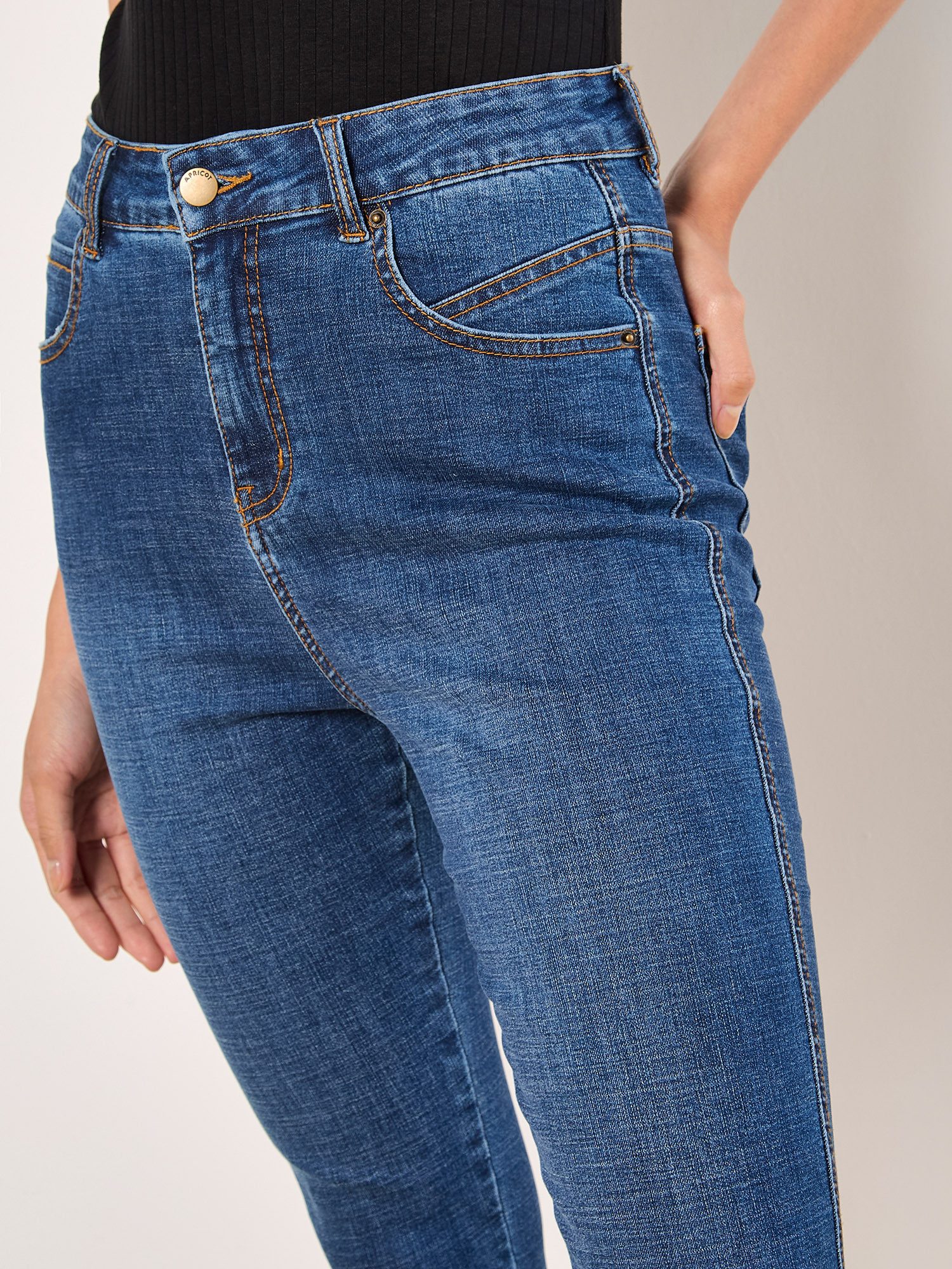 Apricot Caprijeans Sara Jeans in Stretchware