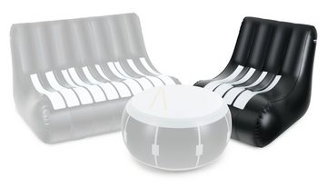 Stagecaptain Luftsessel IF-7488 - Aufblasbarer Sessel Piano-Design, Ideal für Festivals, Camping, Garten, Proberaum oder Wohnzimmer