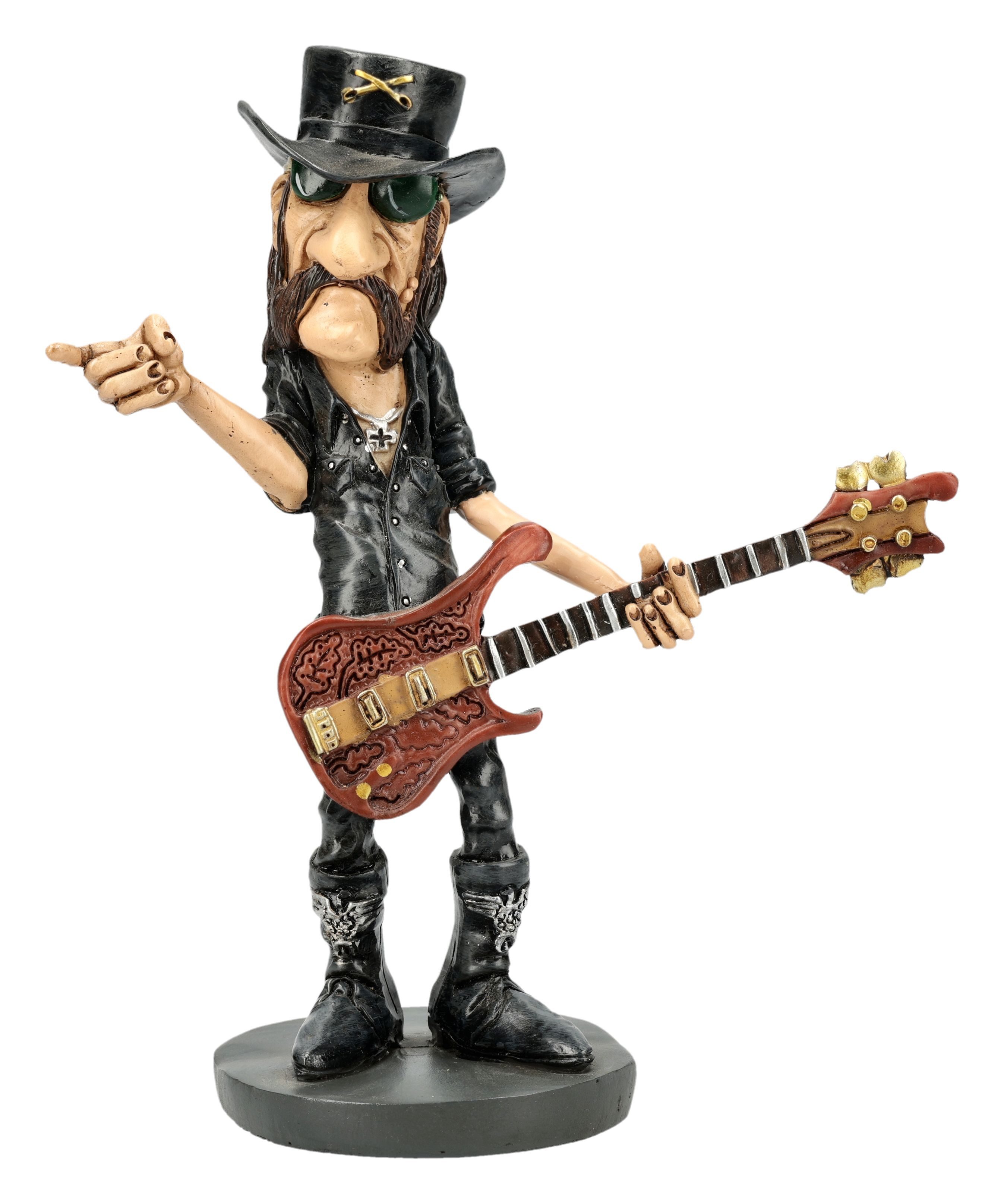 Figuren Shop GmbH Dekofigur Rockstar Figur – Lemmy Statue Sammlerfigur Ace of Spades 14 cm Deko