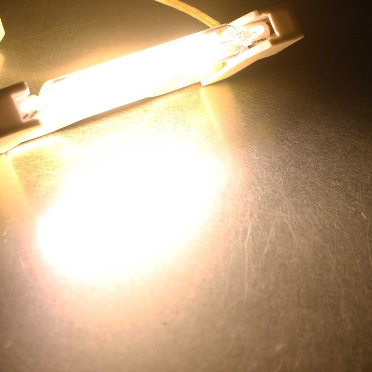 McShine LED-Leuchtmittel R7s LED-Leuchtmittel 78mm warmweiß 400lm 4W/230V, warmweiß