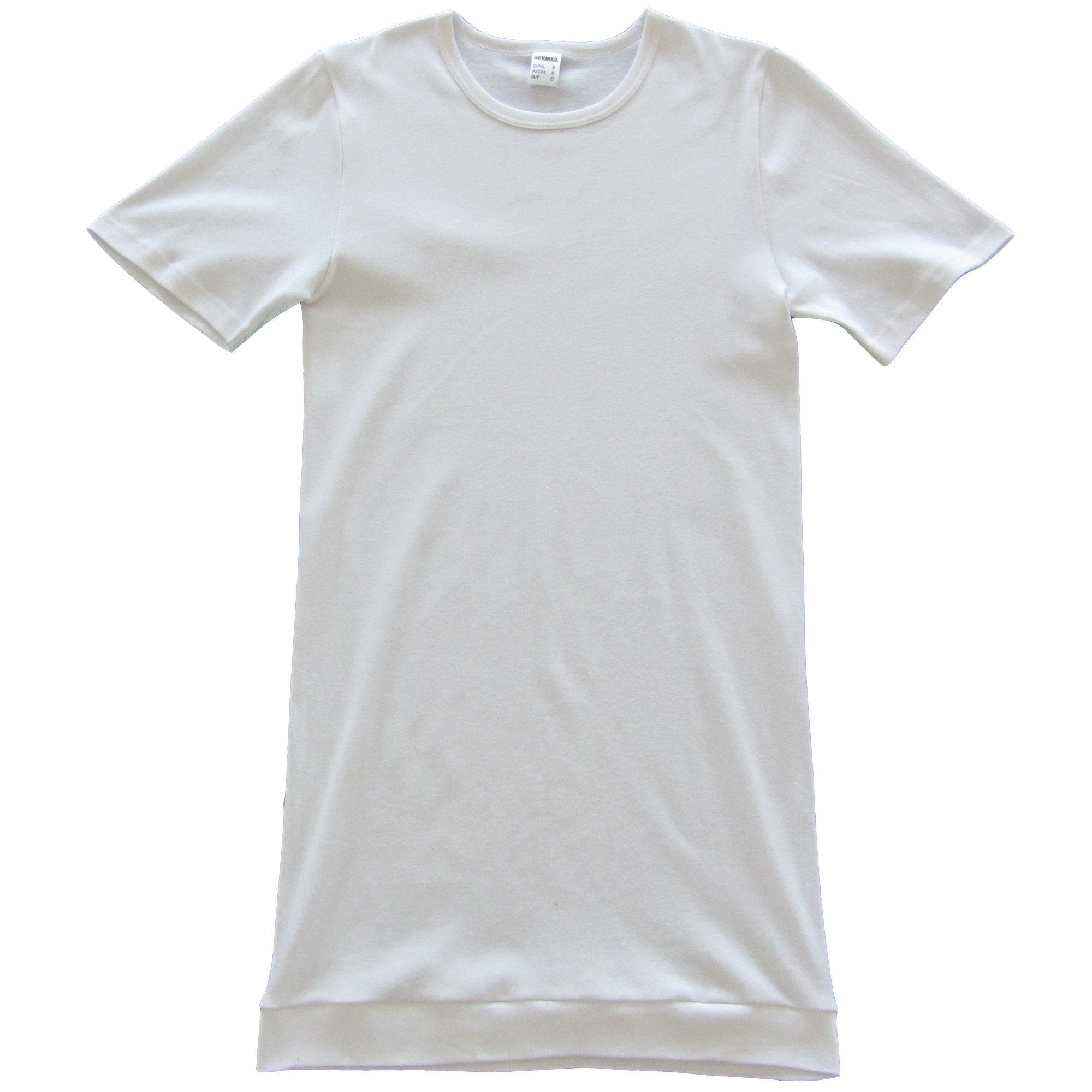 HERMKO Unterziehshirt 384710 Extralanges Herren kurzarm günstig online kaufen