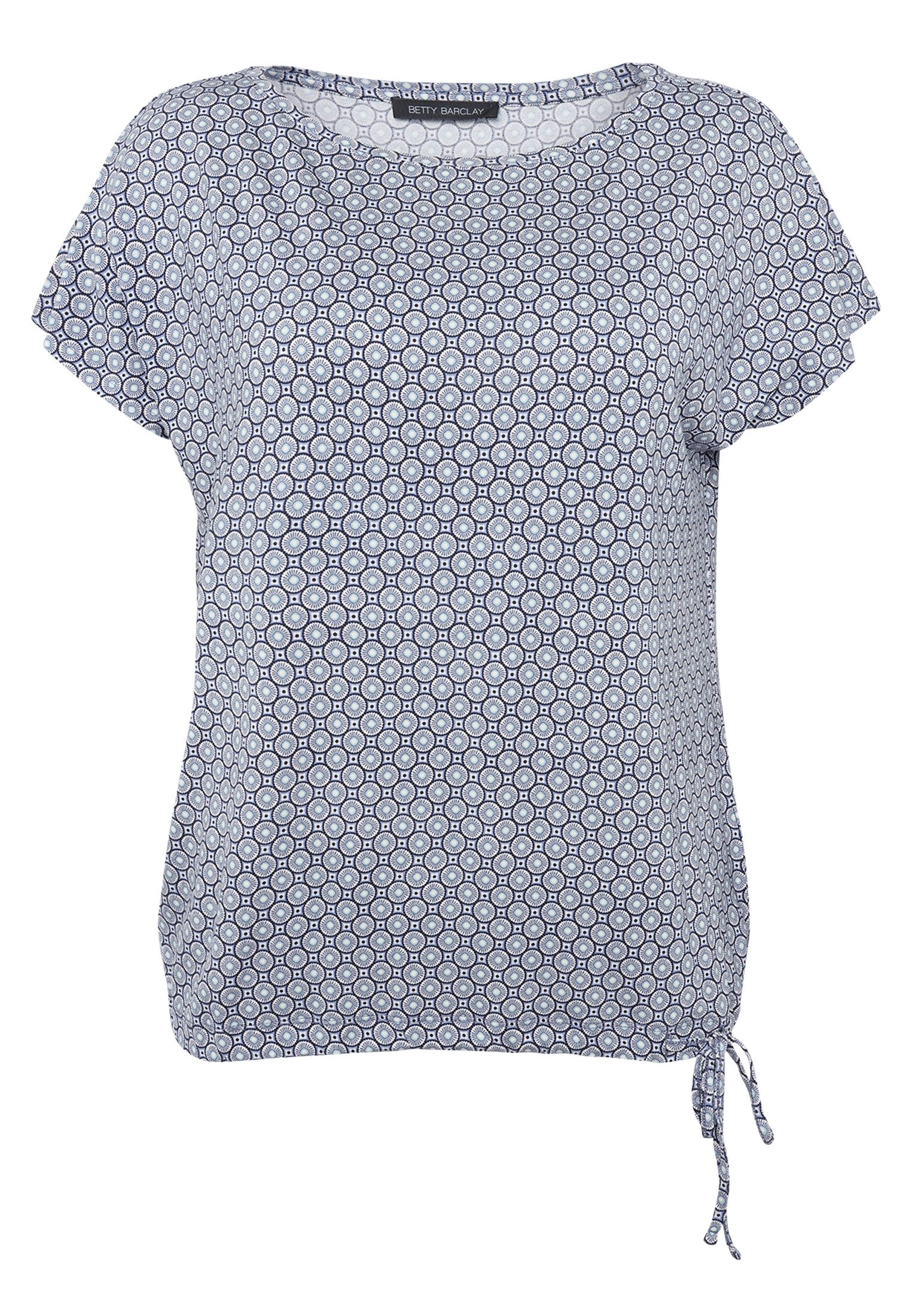 Kurzarmshirt Damen mit Tunnelzug