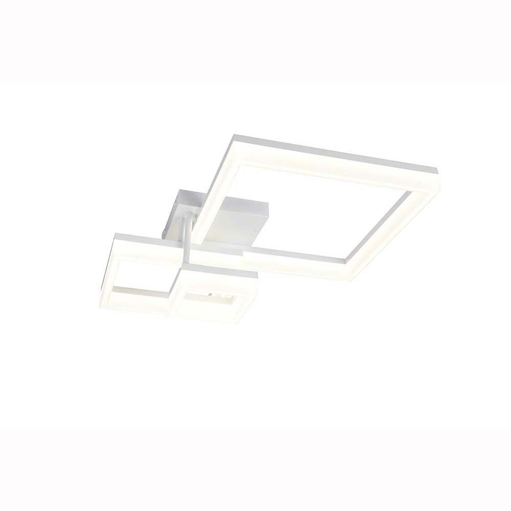 Reality Leuchten LED Deckenleuchte, LED-Leuchtmittel fest verbaut, Neutralweiß, LED Deckenleuchte Wohnzimmerlampe Schlafzimmerleuchte weiß SMD 32W B