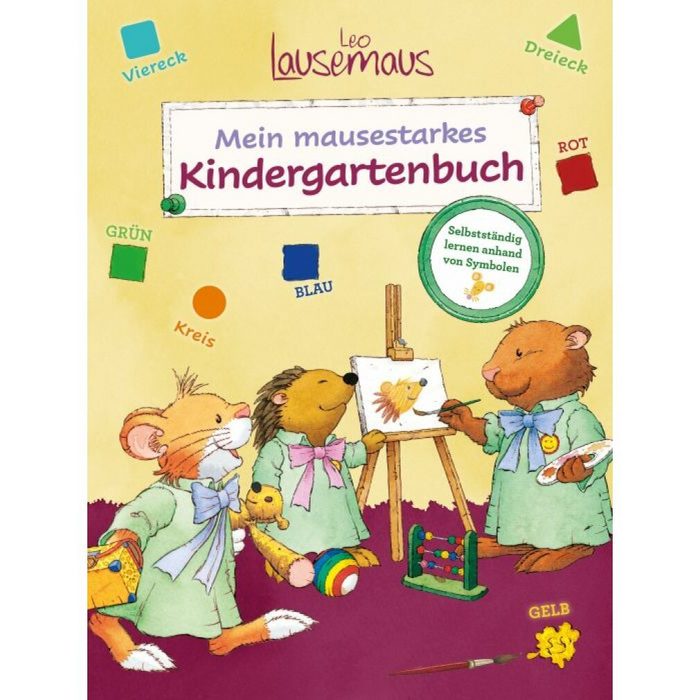 Helmut Lingen Malbecher LEO Lausemaus Großes Kindergartenbuch