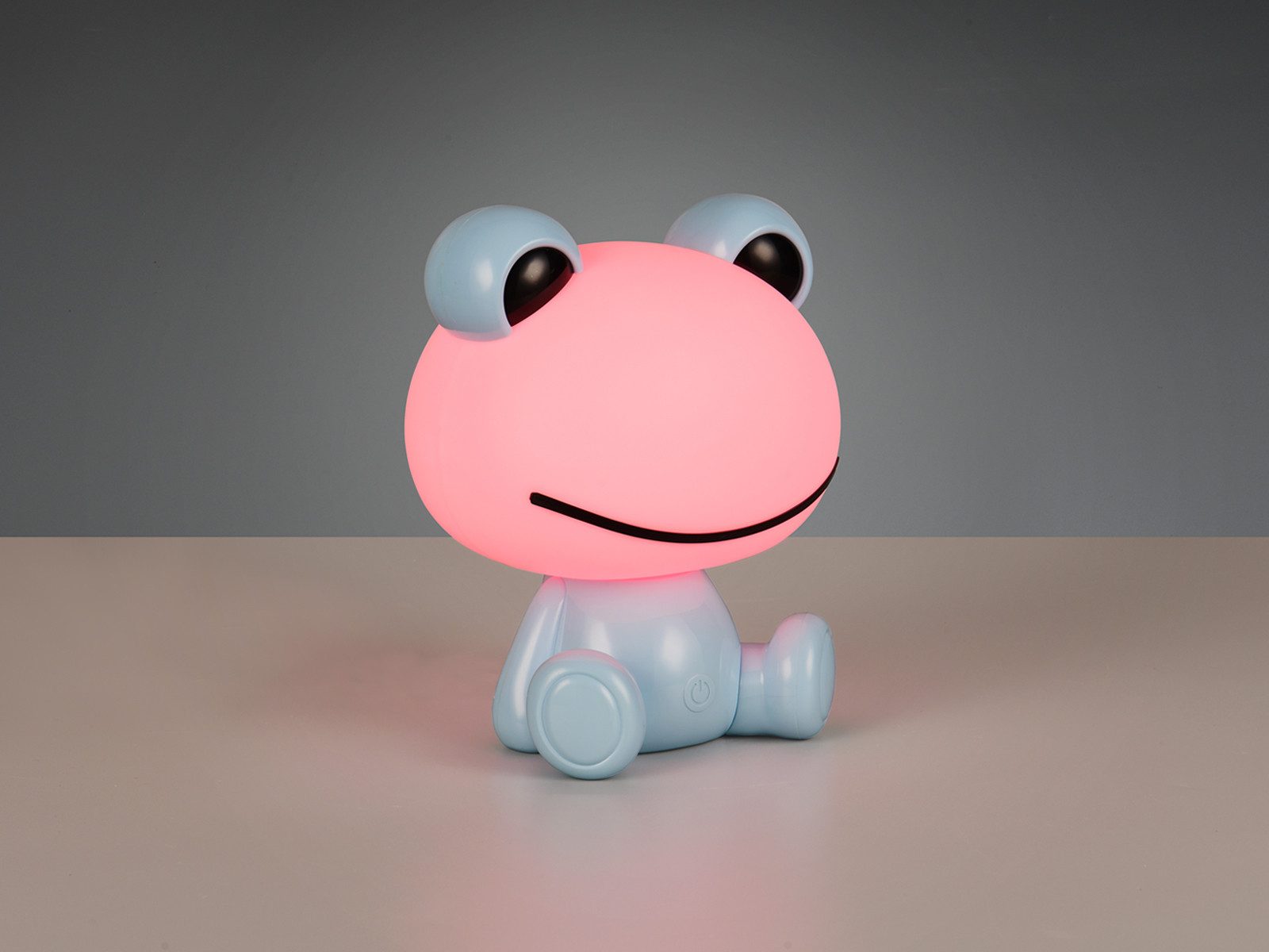 Reality Leuchten LED Nachttischlampe, Farbwechsel, LED fest integriert, Warmweiß, ausgefallene kleine USB Kinder-Lampe mit Touch Sensor, Höhe 24cm
