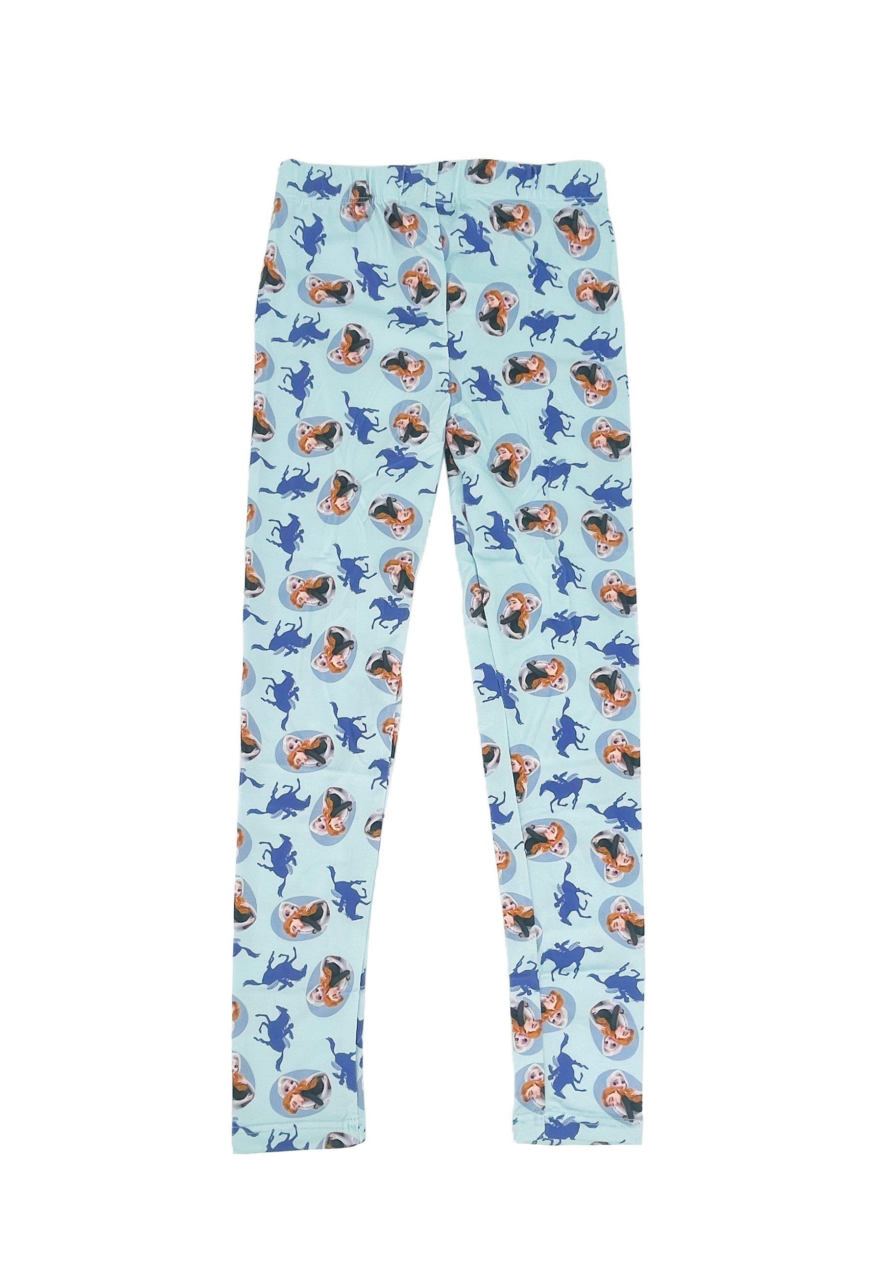 Disney Frozen Leggings Mädchen Leggings mit Anna & Elsa Motiv von Disney