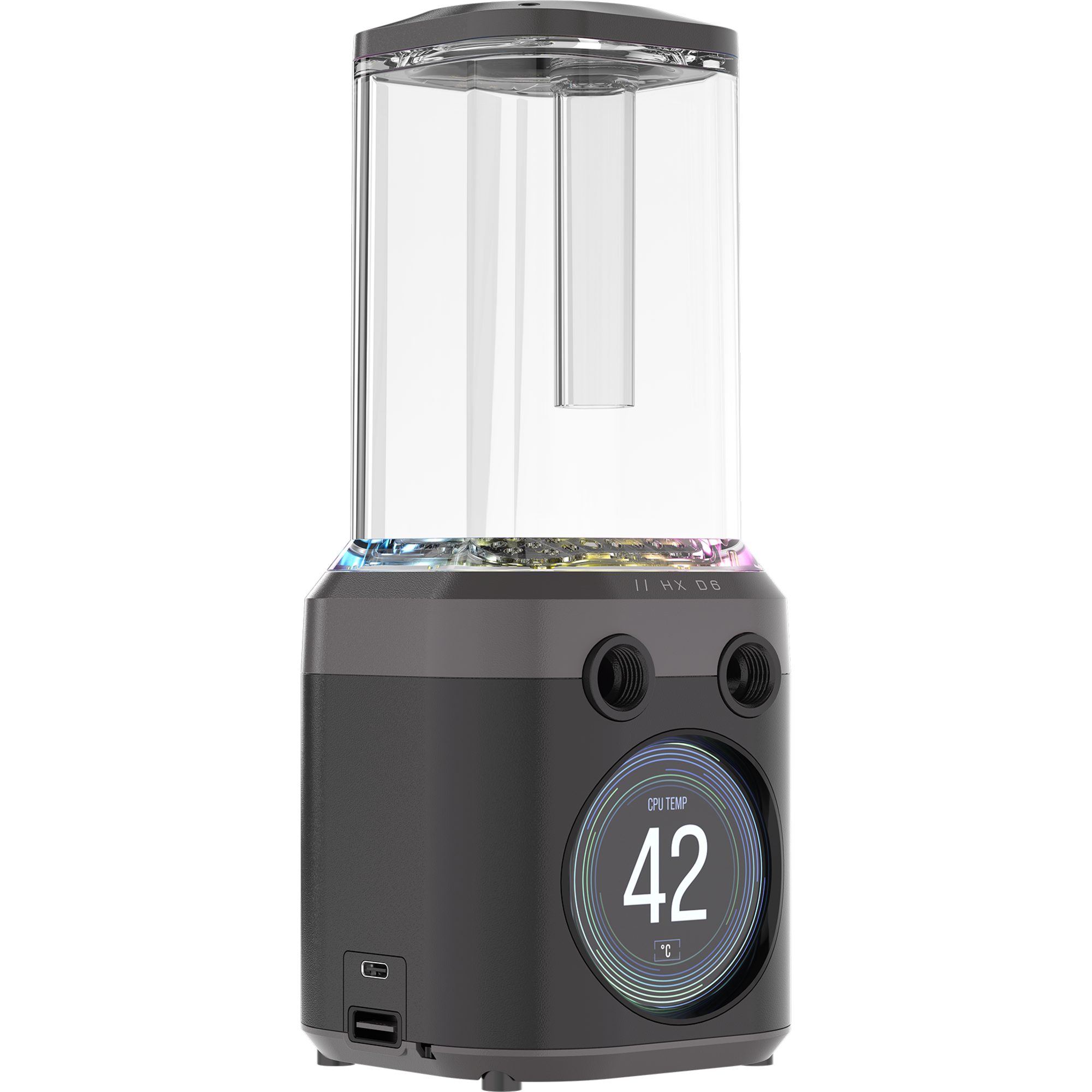 Corsair CPU Kühler Corsair iCUE LINK XD6 RGB ELITE LCD, Ausgleichsbehälter