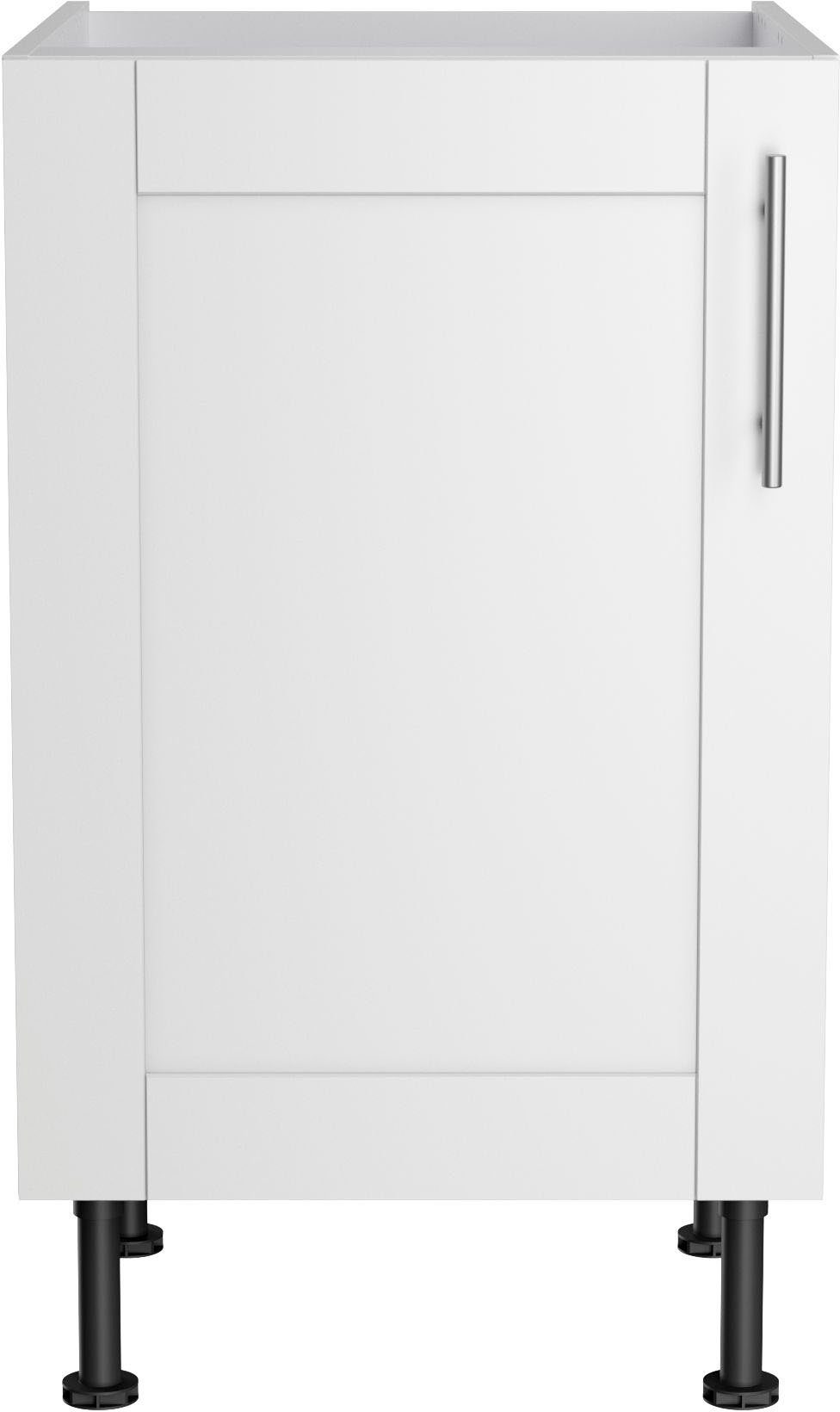 OPTIFIT Spülenschrank Ahus Breite 50 cm weiß matt/weiß | weiß | Spülenschränke