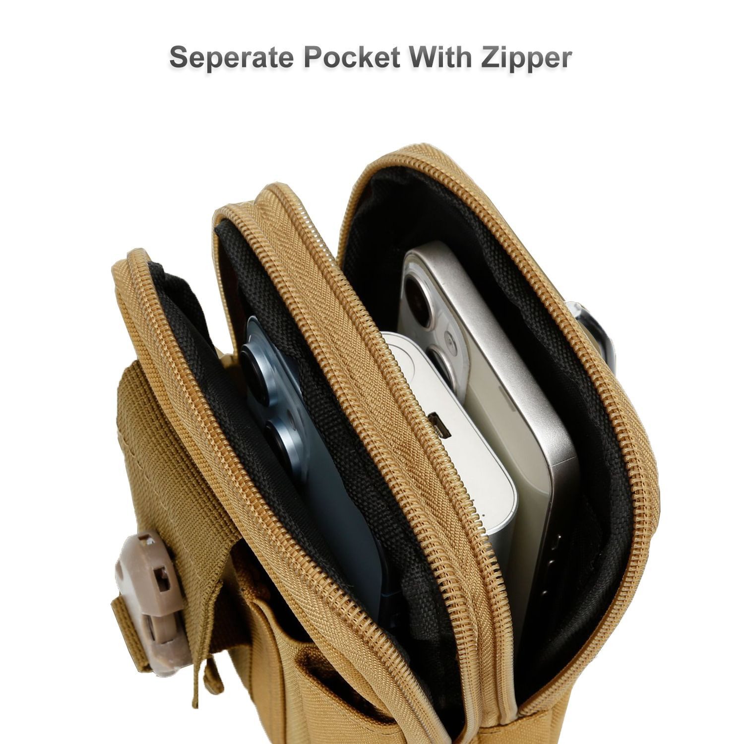 Cadorabo Handytasche für Xiaomi Mi A2 LITE / RedMi 6 PRO (1-tlg), Hülle mit Schultergurt Handyhalter Militär Gürteltasche Hüfttasche