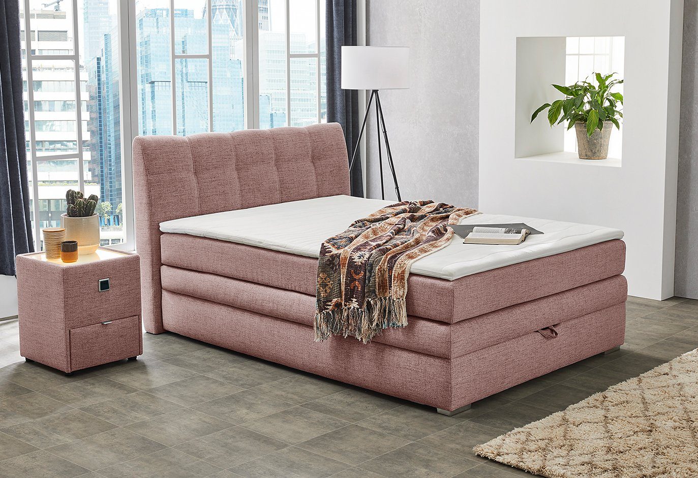 Jockenhöfer Gruppe Boxspringbett Amelie, mit Bettkasten und Topper, erhältl günstig online kaufen
