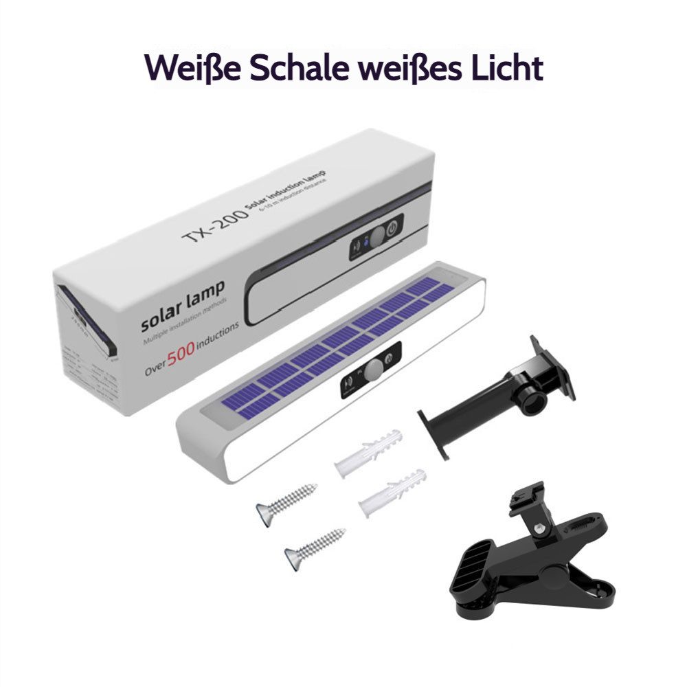 VIVIHEYDAY LED Solarleuchte Solarlampen für Außen, Solarleuchte mit Bewegungsmelder, Sicherheitswandleuchte 3 Modi Wasserdichte Wandleuchte Garten