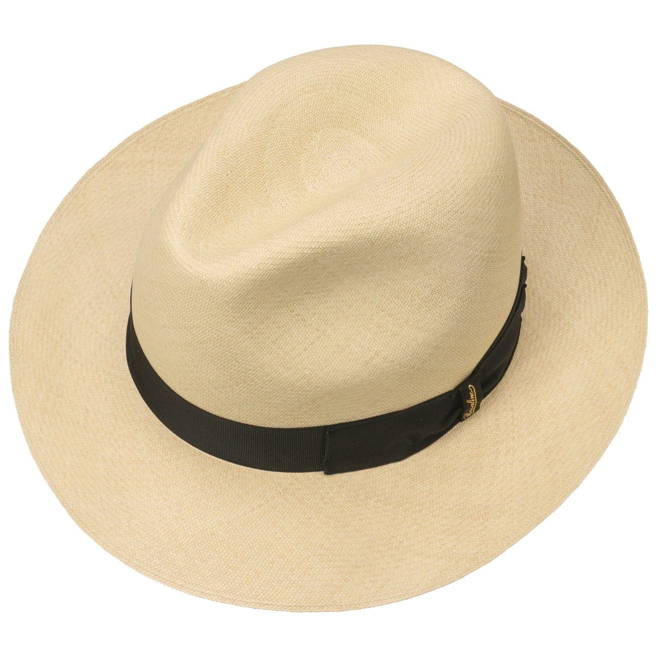 Borsalino Sonnenhut (1-St) Panamahut mit Ripsband, Made in Italy