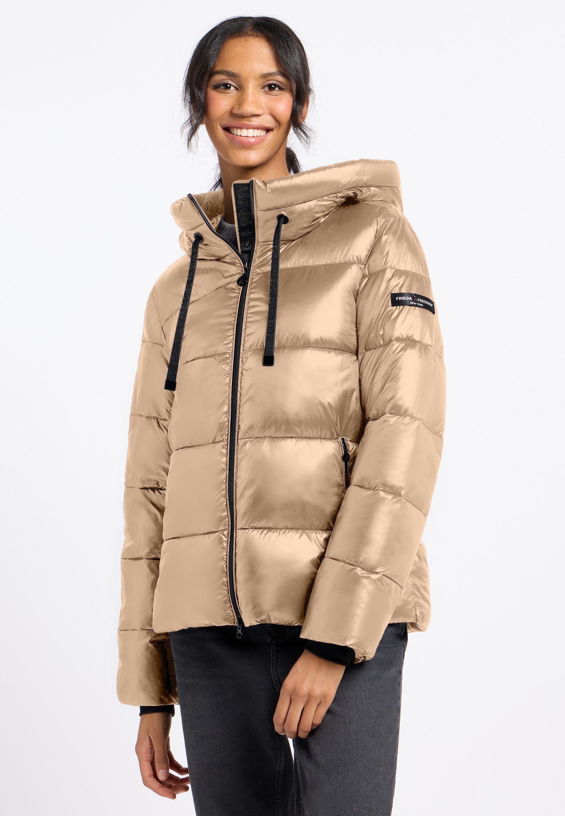 Frieda & Freddies Winterjacke Frieda & Freddies Steppjacke mit Kapuze