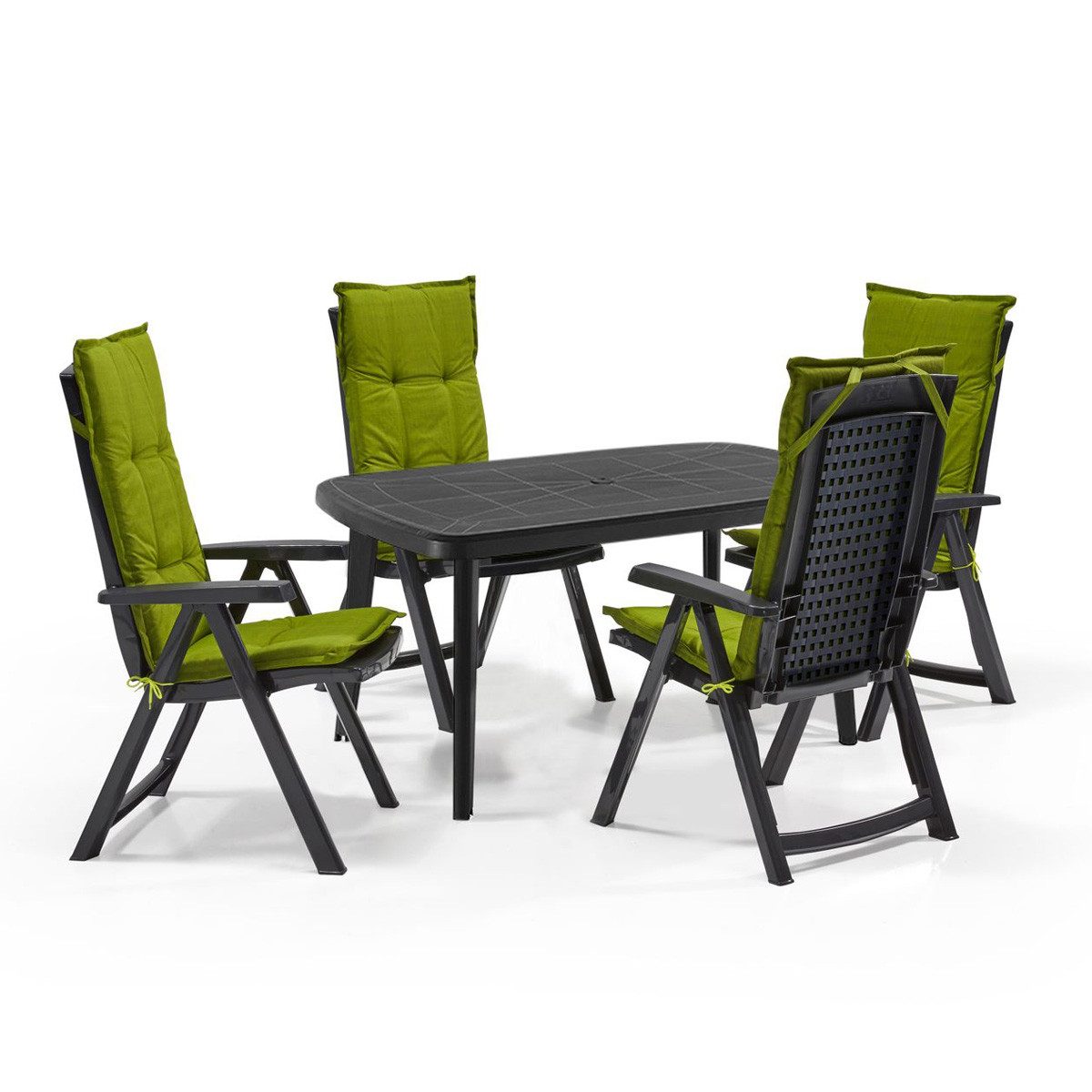 Shaf Garten-Essgruppe Milano Garten Essgruppen-Set Klappstuhl günstig online kaufen
