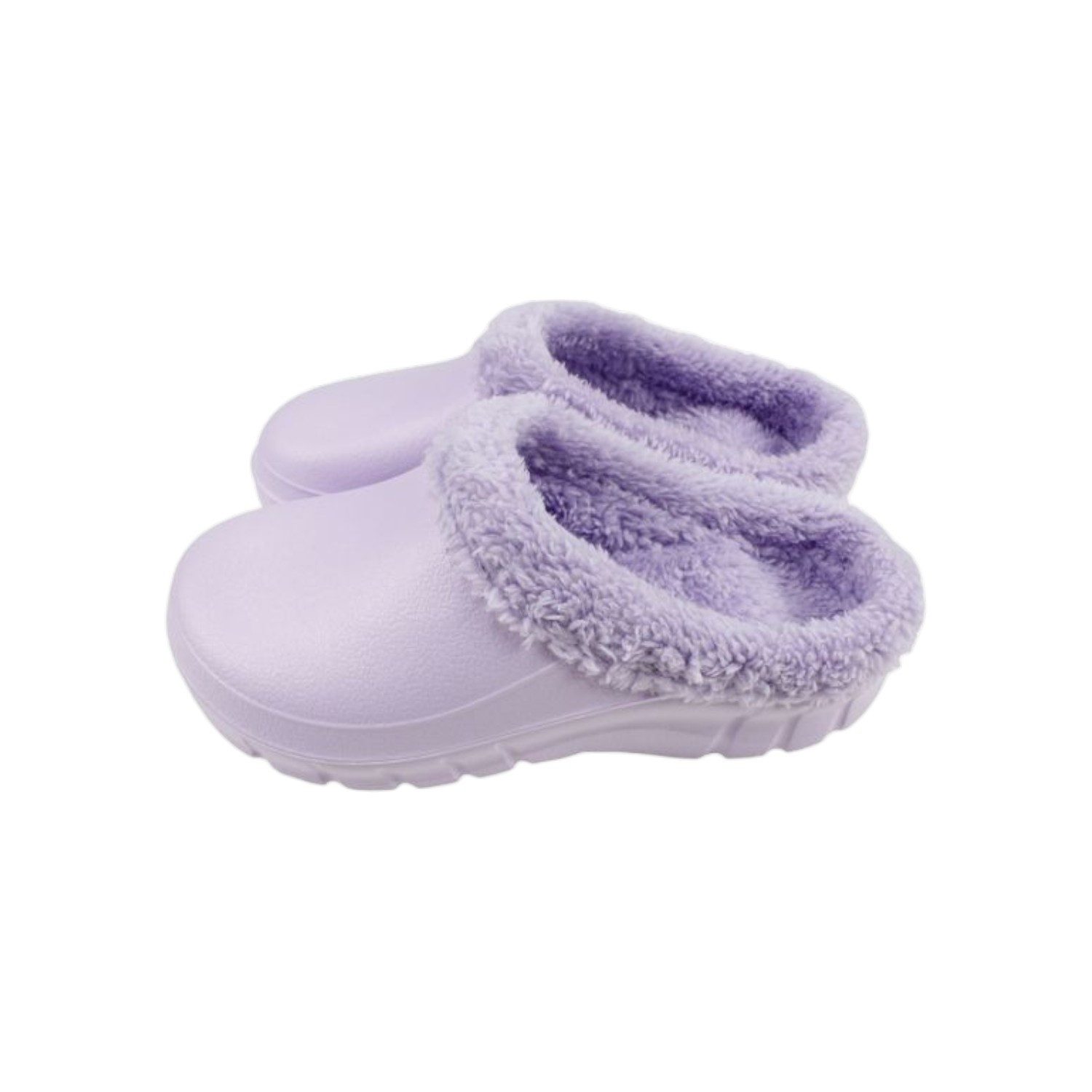 VewoTex Damen Clogs » Hausschuhe mit Teddy Kunstfell » Damenschuhe Clog (1 Paar, 1-tlg., Kein Set) gefütterte Slipper » Winter & Herbst Garten Schuhe