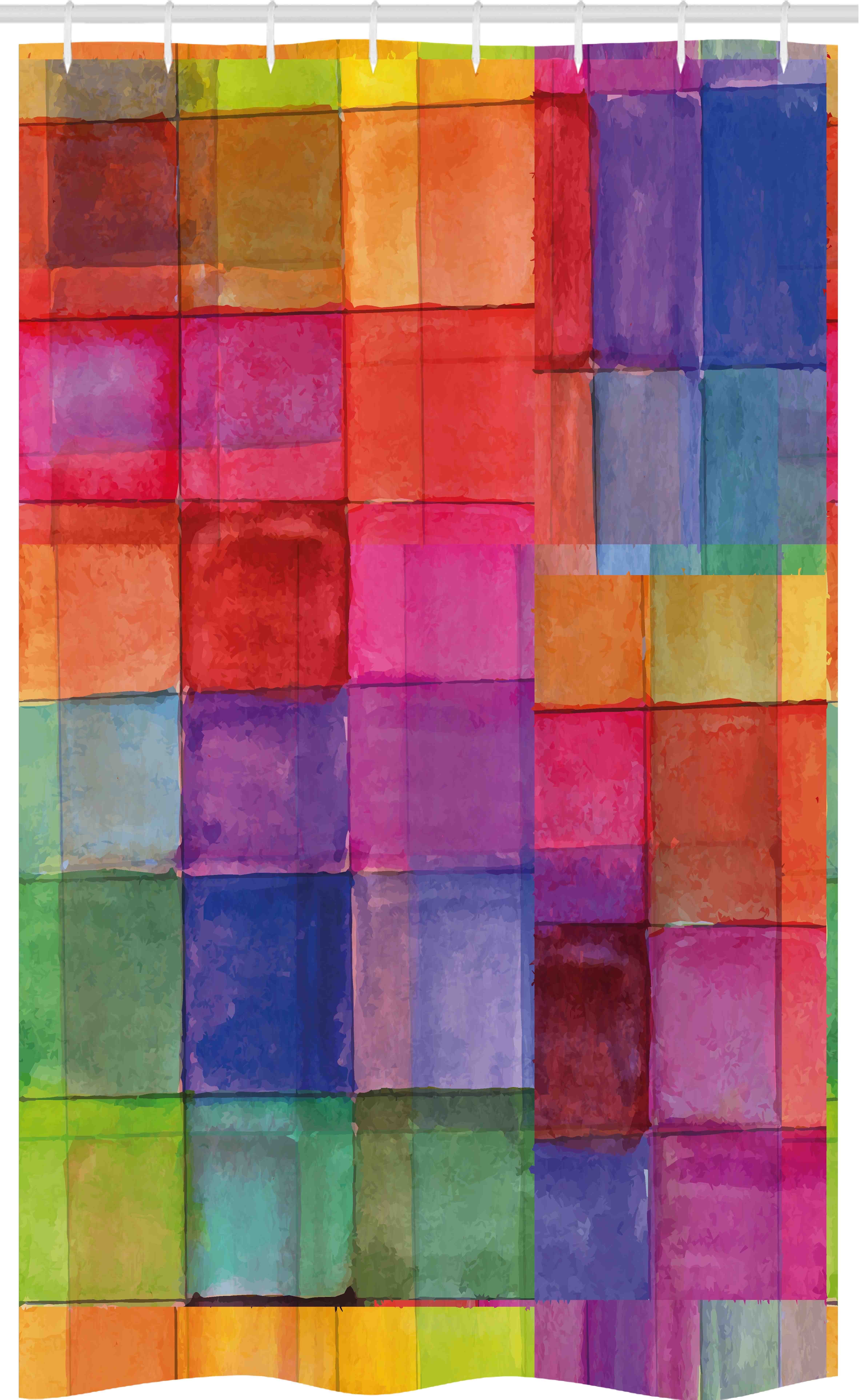 Abakuhaus Duschvorhang Badezimmer Deko Set aus Stoff mit Haken Breite 120 c günstig online kaufen