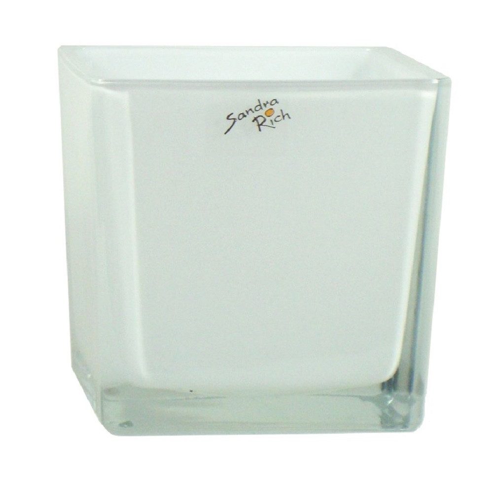 Sandra Rich Übertopf SANDRA RICH, Glasübertopf "CUBE" Pflanztopf Blumentopf günstig online kaufen
