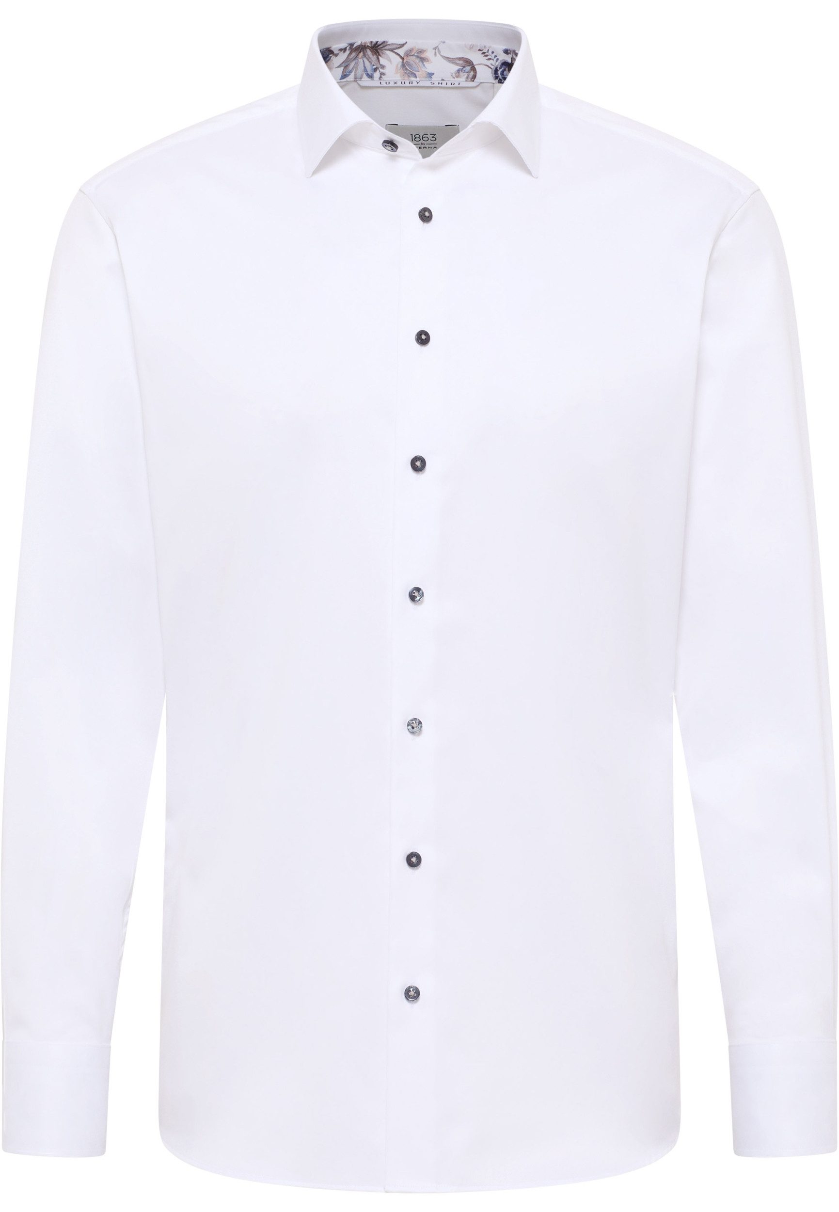 Businesshemd – Twill Langarm Businesshemd in Modern Fit