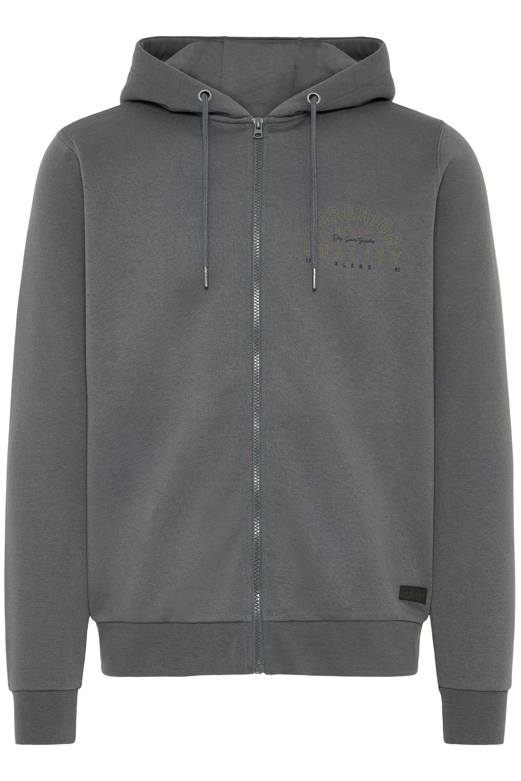 Blend Kapuzensweatjacke BHSunic Schicke Kapuzenfleecejacke mit Print – Bild 2 von 5