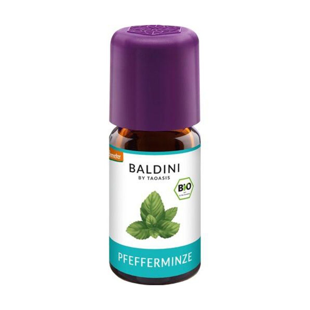 TAOASIS GmbH Natur Duft Manufaktur Körperöl PFEFFERMINZE Bioaroma Baldini ätherisches Öl, 5 ml