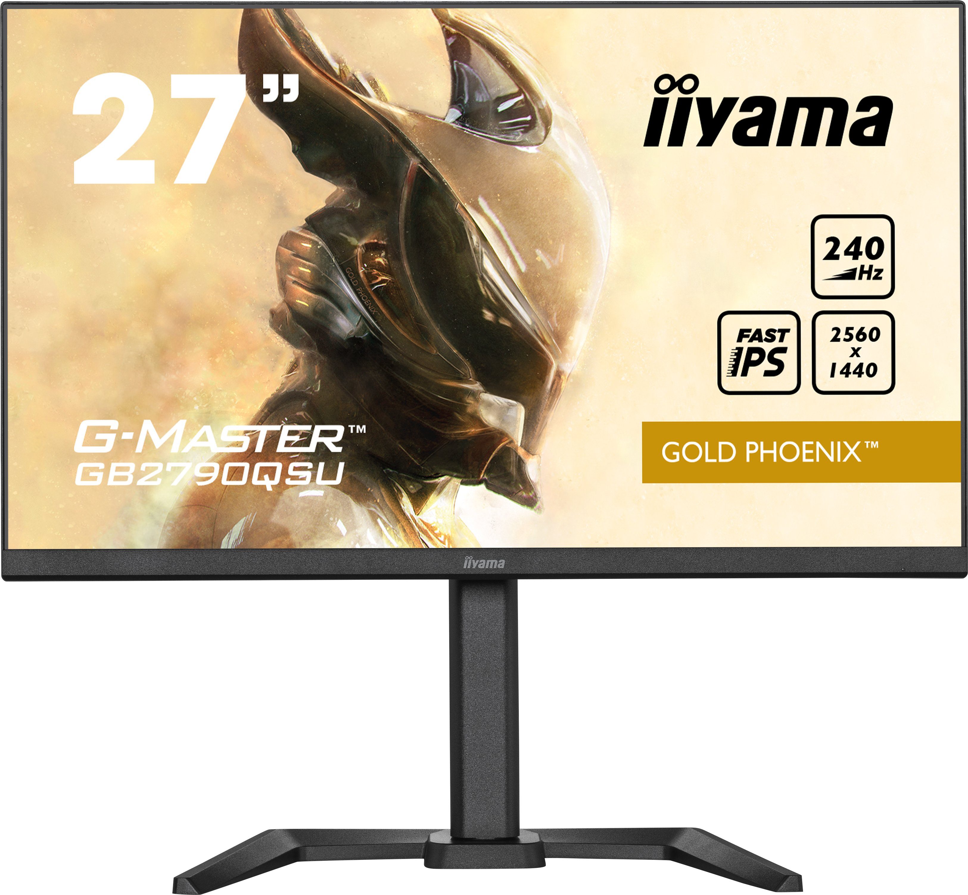 Iiyama GB2790QSU-B5 Gaming-Monitor (68,5 cm/27 ", 2560 x 1440 px, WQHD, 1 ms Reaktionszeit, 240 Hz, IPS-LED)