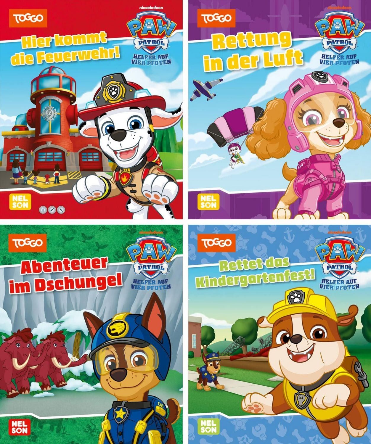 Nelson Mini-Bücher: 4er PAW Patrol 33-36 / diverse